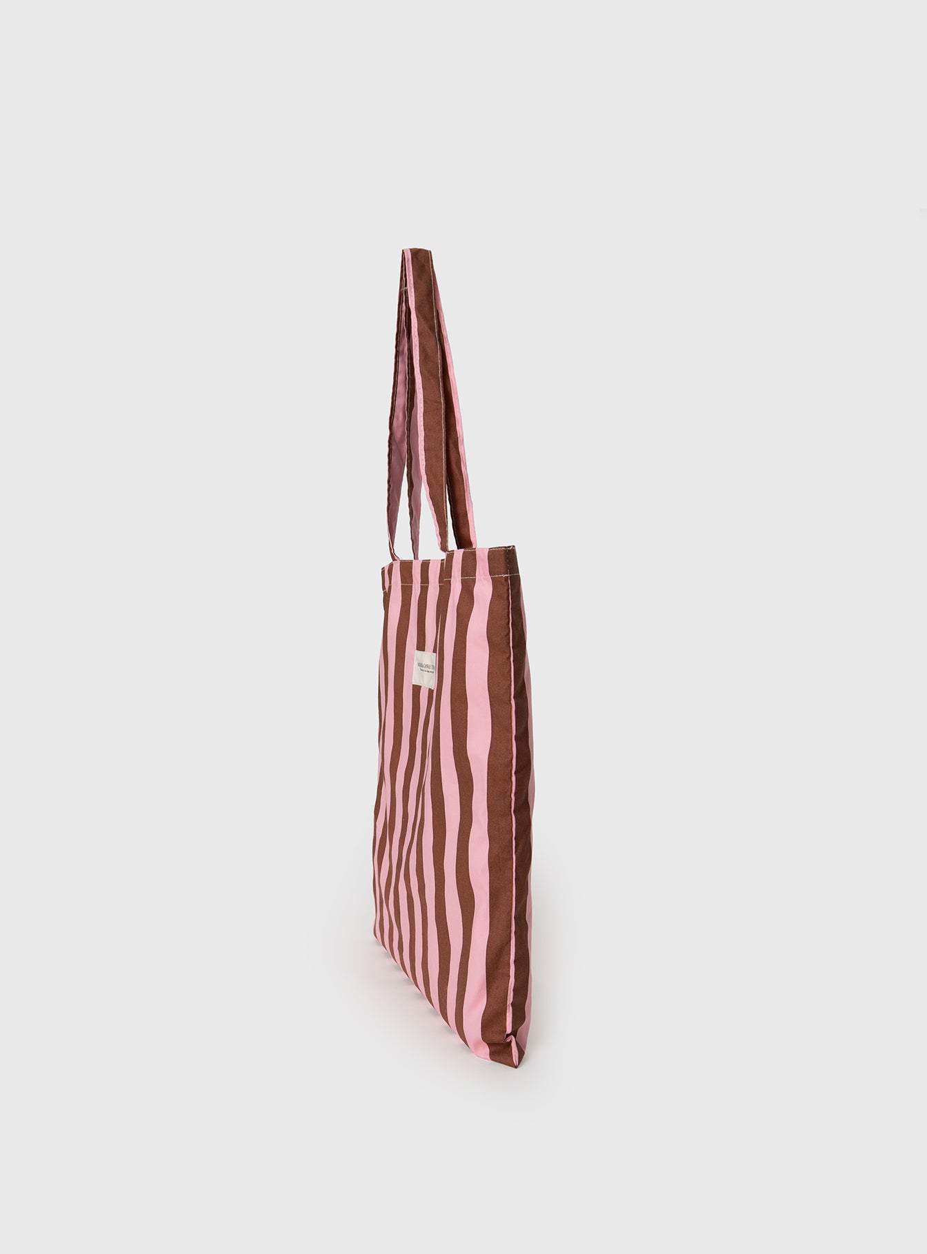 Lelande Striped Tote Bag Pink/brown-Vipp Girl