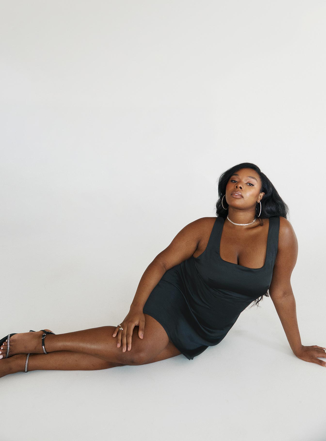 Cobie Mini Dress Black Curve-Vipp Girl