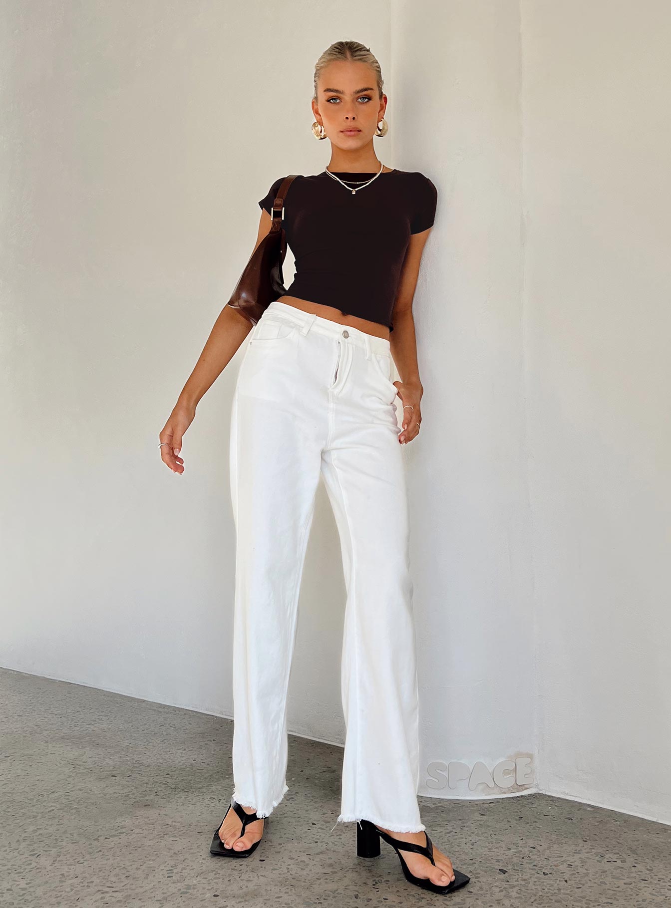 Kalinda Denim Jeans White-Vipp Girl