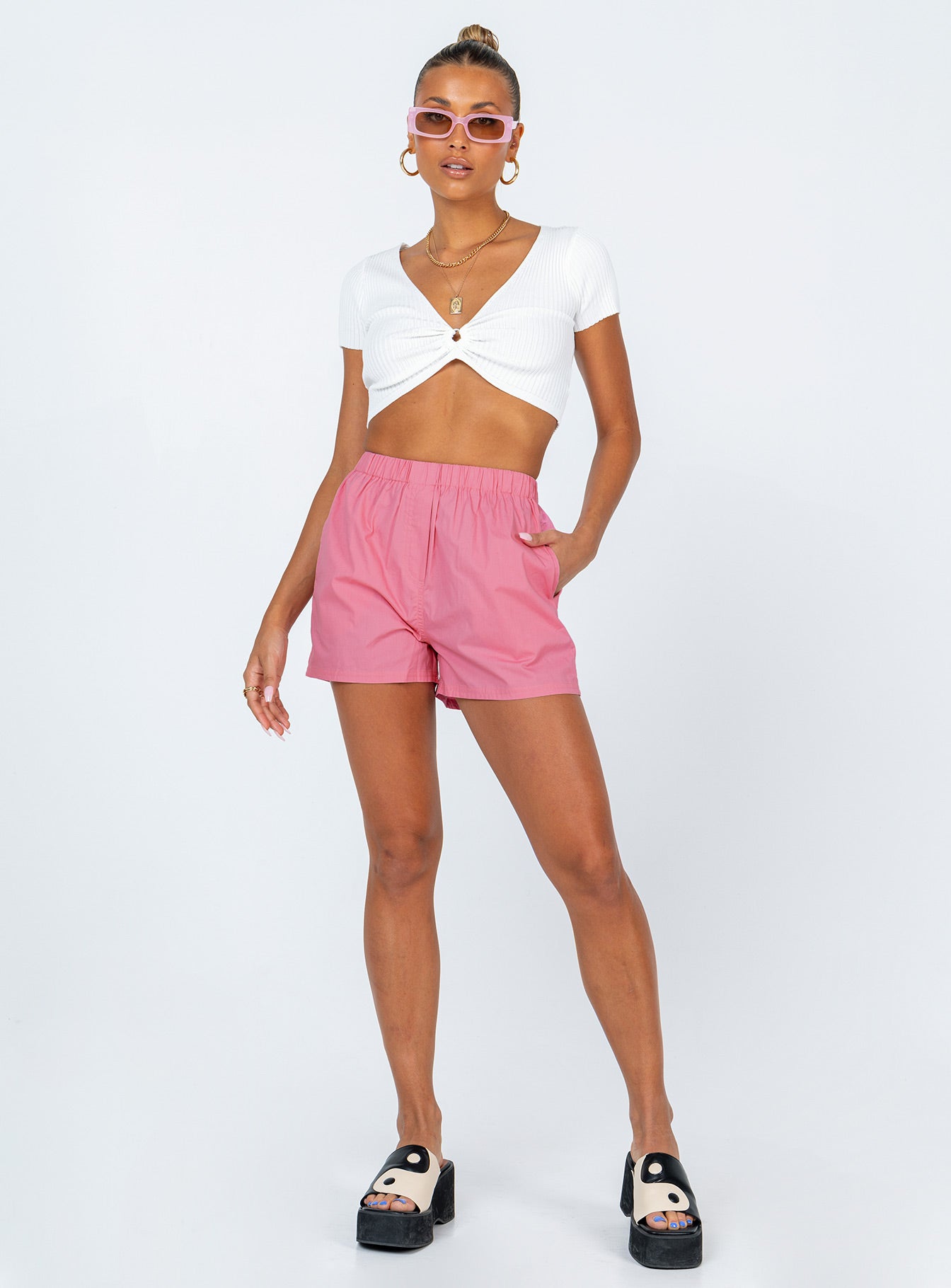 Leonara Shorts Pink-Vipp Girl