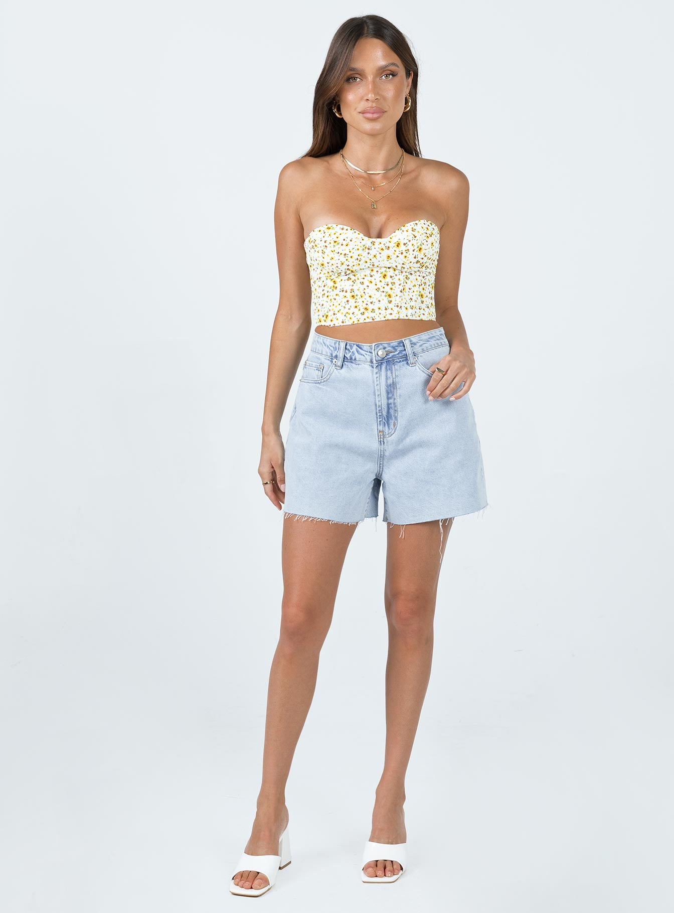 Reyes Denim Shorts Denim-Vipp Girl