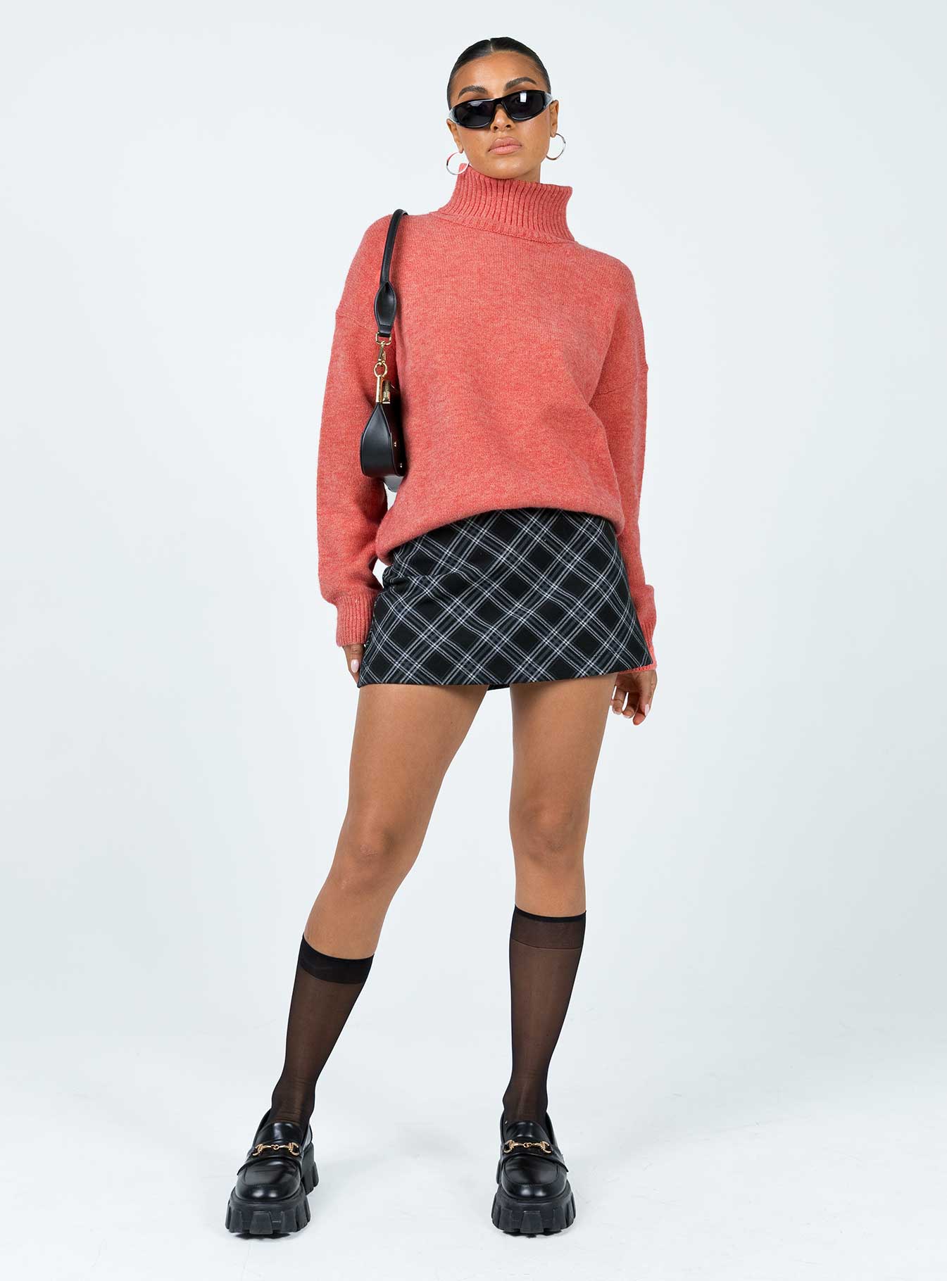 Oswin Turtleneck Sweater Orange-Vipp Girl