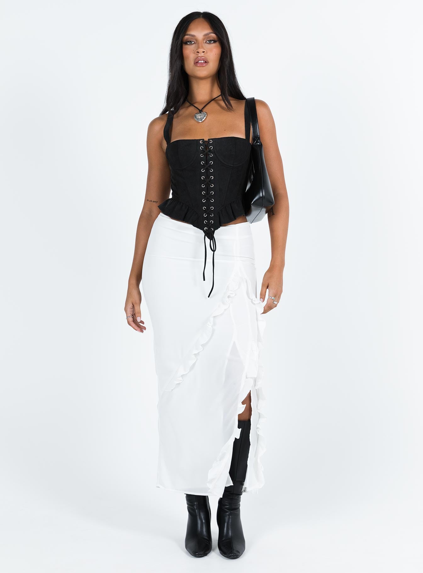 Cuatro Corset Top Black-Vipp Girl