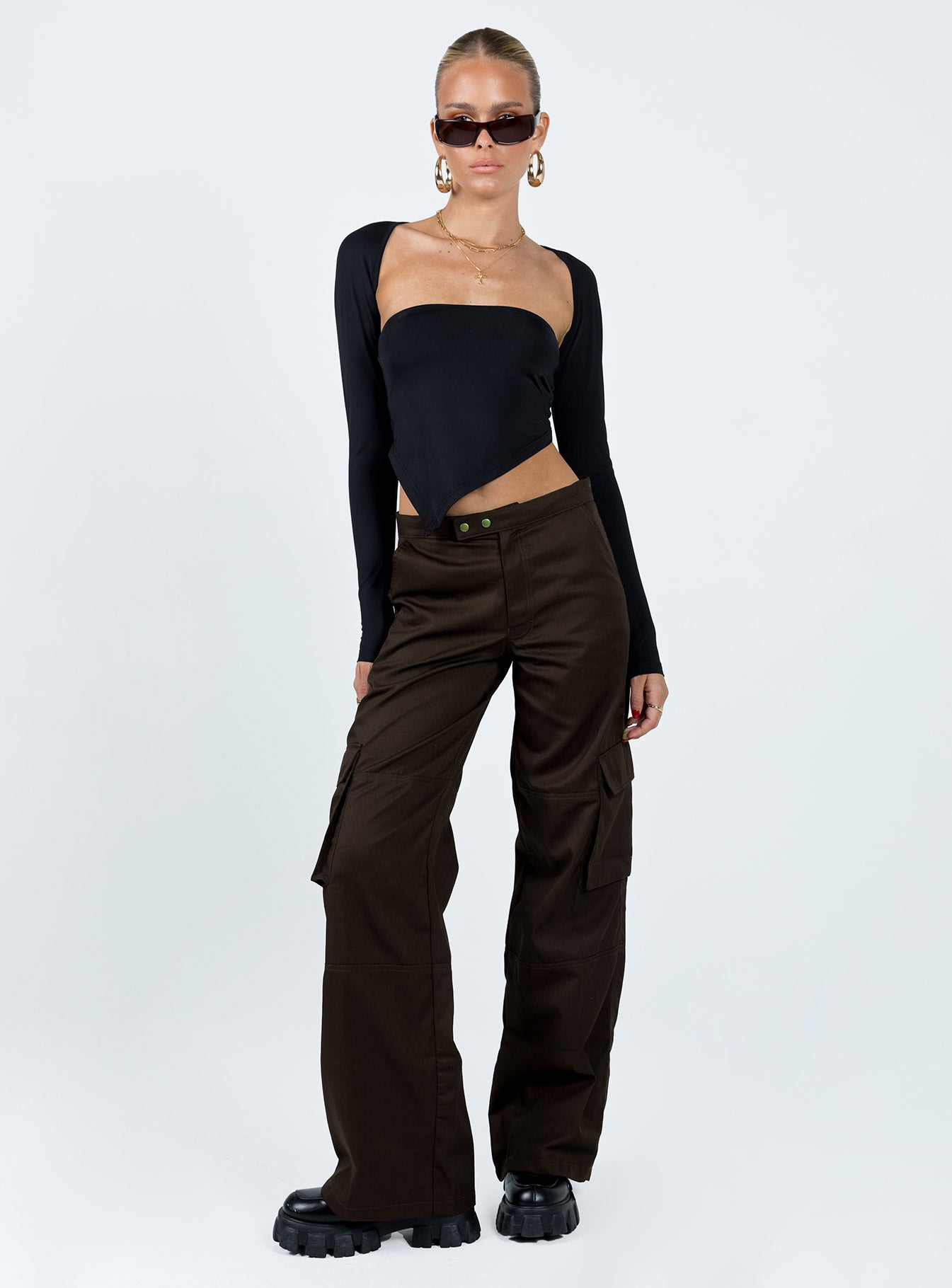 Motel Saul Trouser Dark Brown-Vipp Girl