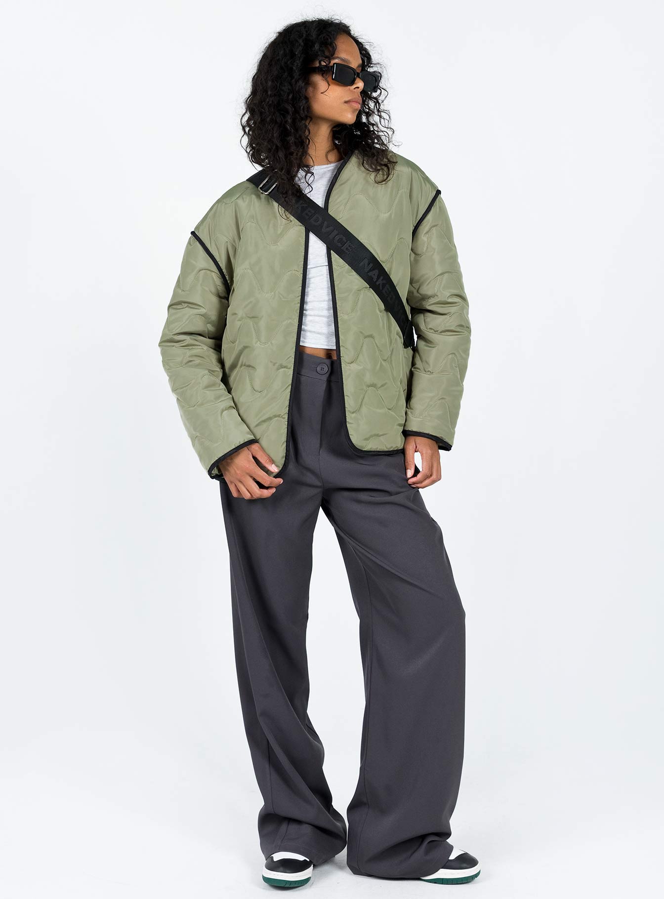 Haven Quilted Jacket Khaki-Vipp Girl