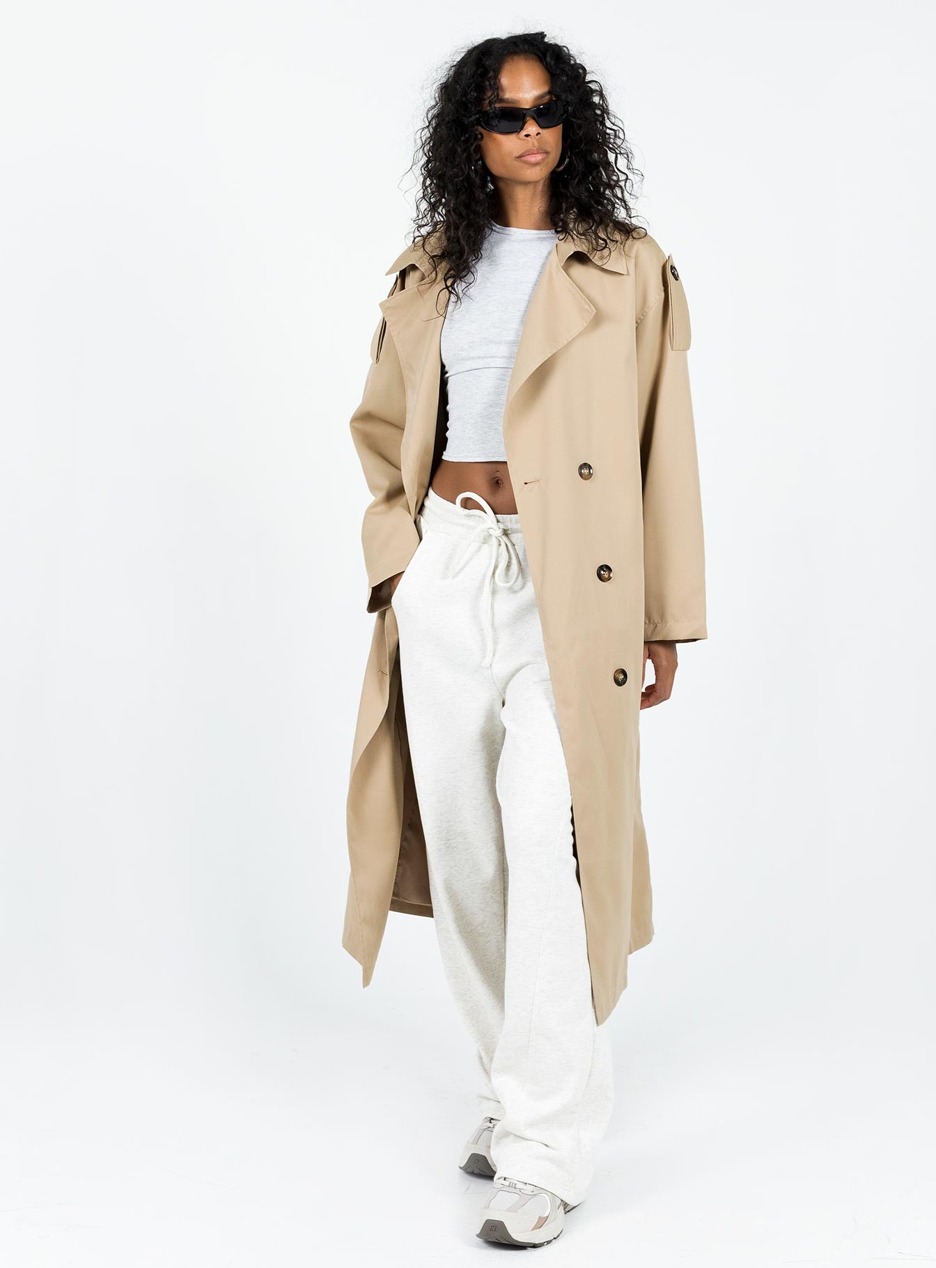 Elgata Trench Coat Beige-Vipp Girl
