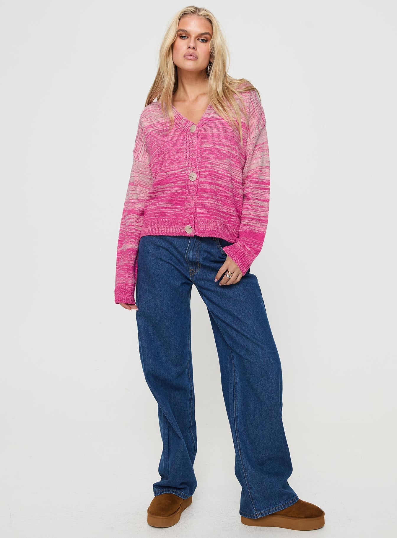 Emikio Cardigan Ombre Pink-Vipp Girl