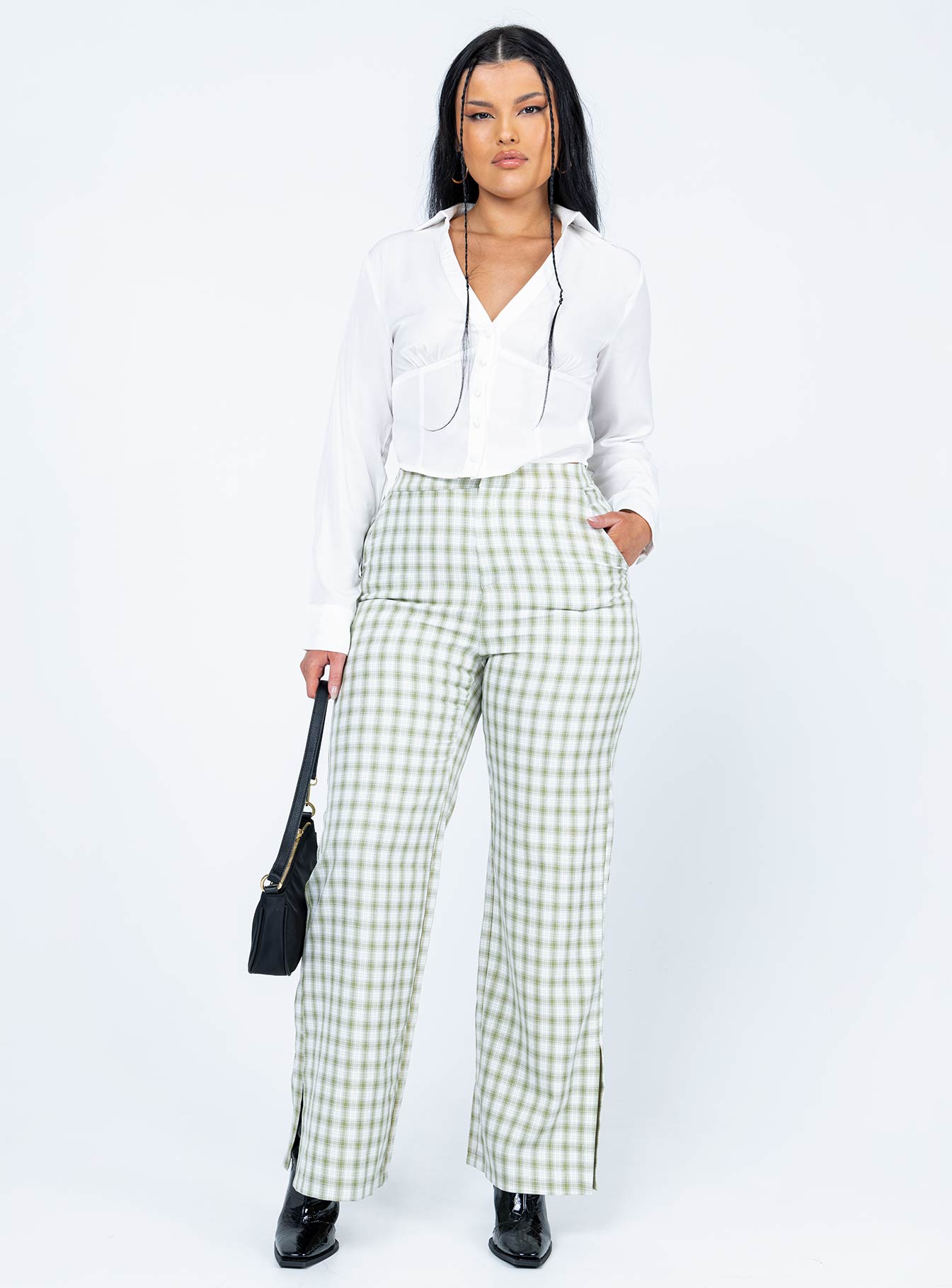 Ringo Pants Green-Vipp Girl