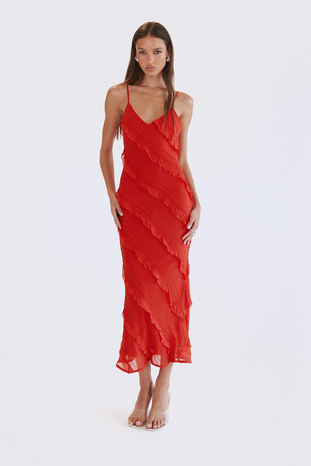 Lars Maxi Dress Red-Vipp Girl