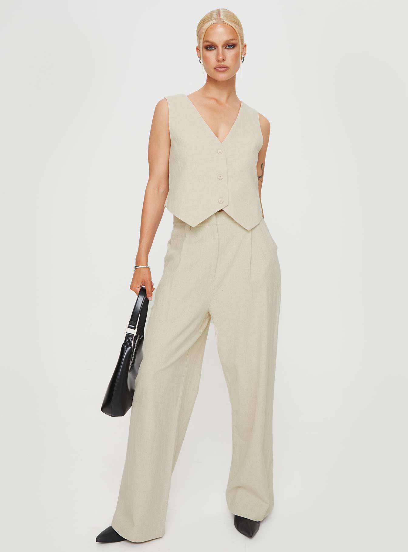 La Quinta Pants Oatmeal-Vipp Girl