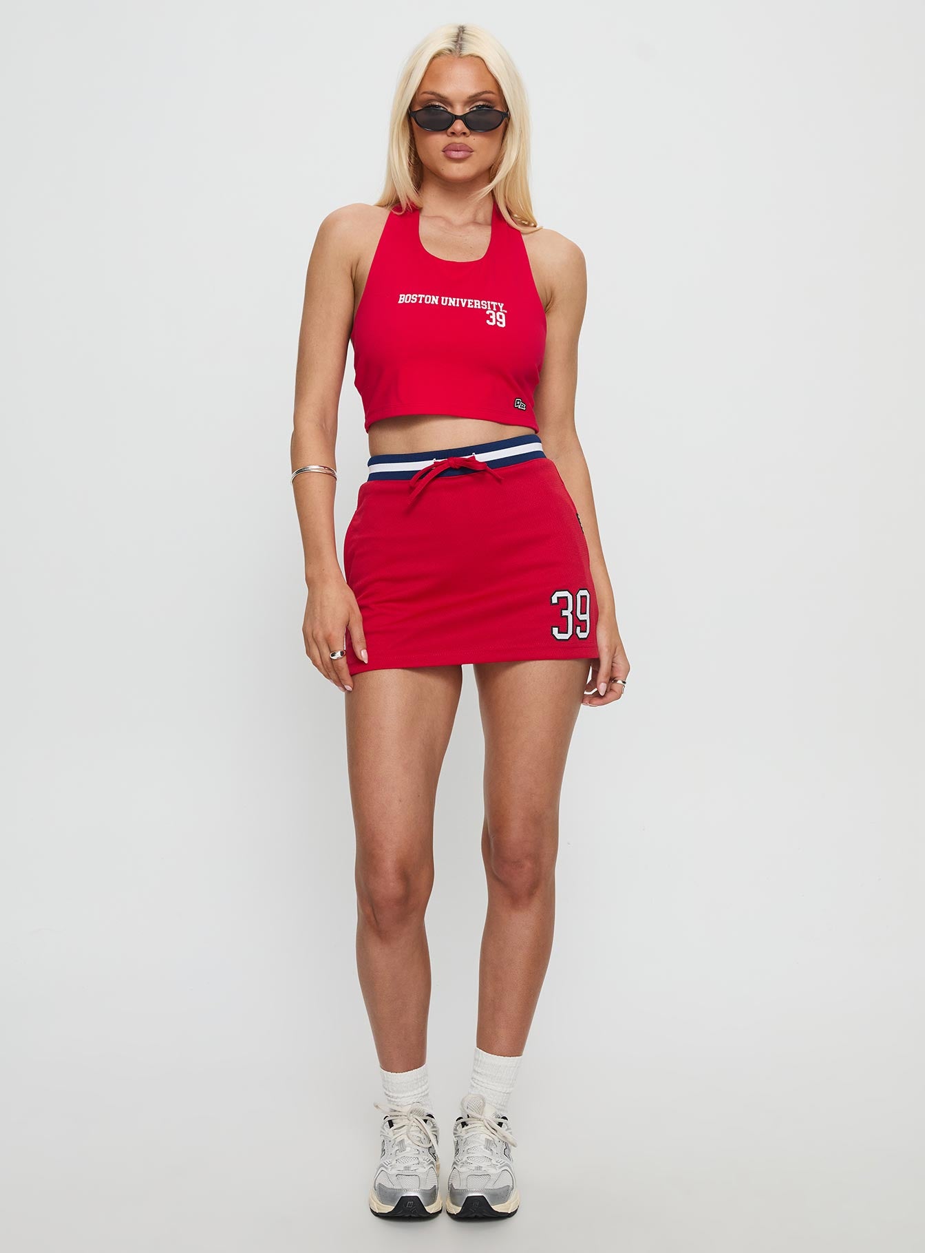 Boston University Basketball Skirt Red-Vipp Girl