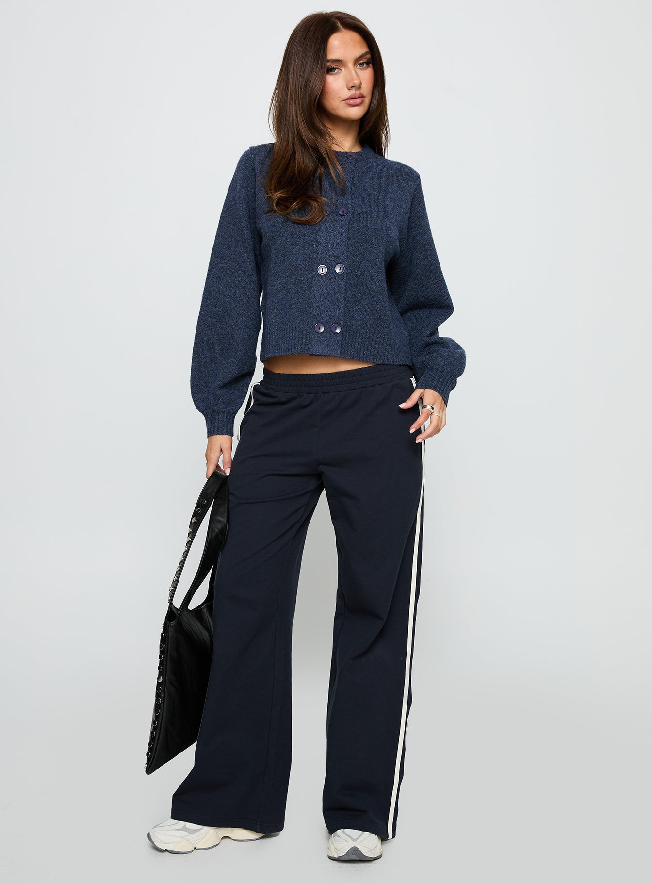 Kammi Button Up Cardigan Navy-Vipp Girl