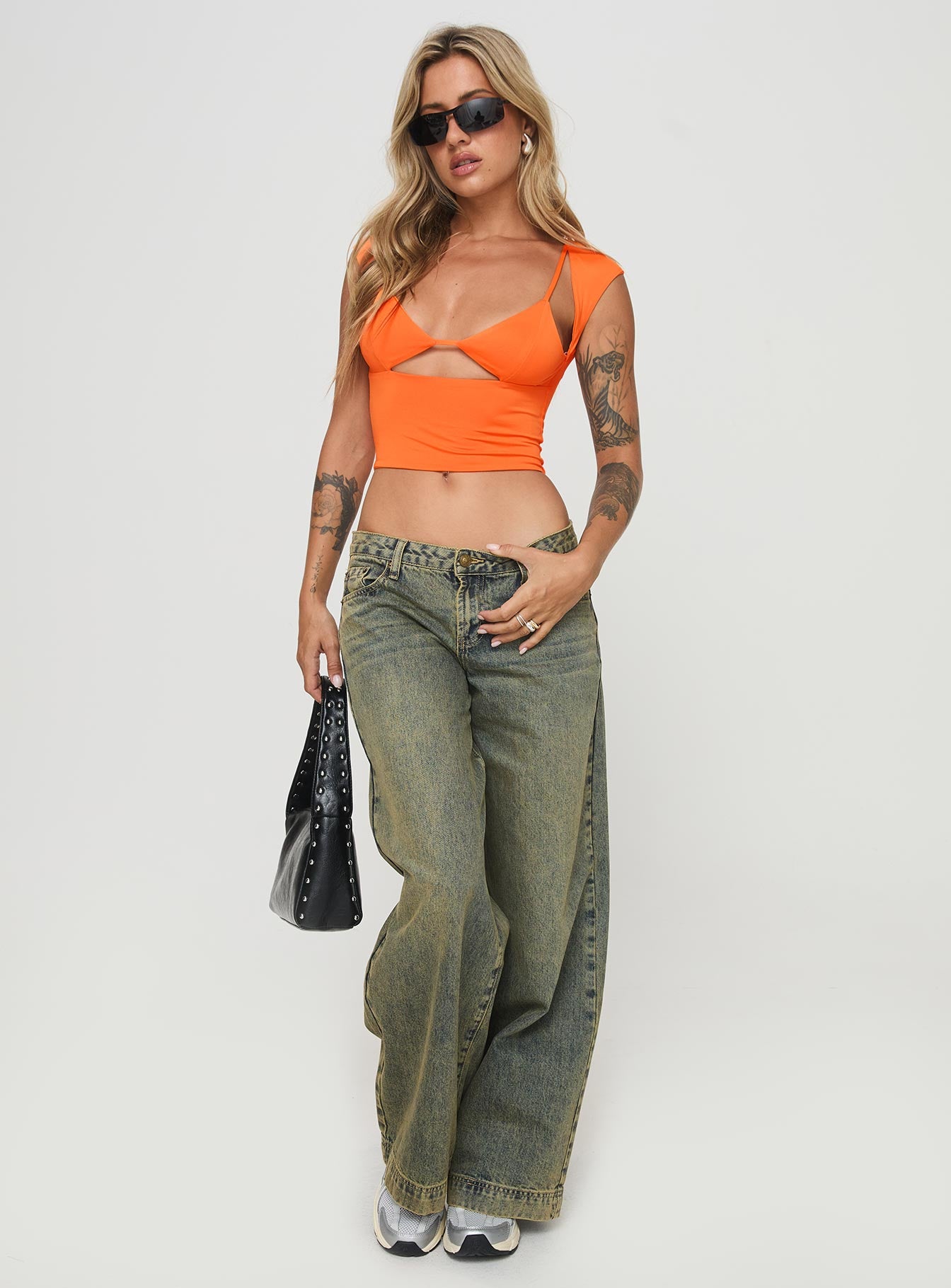 Bolden Top Orange-Vipp Girl