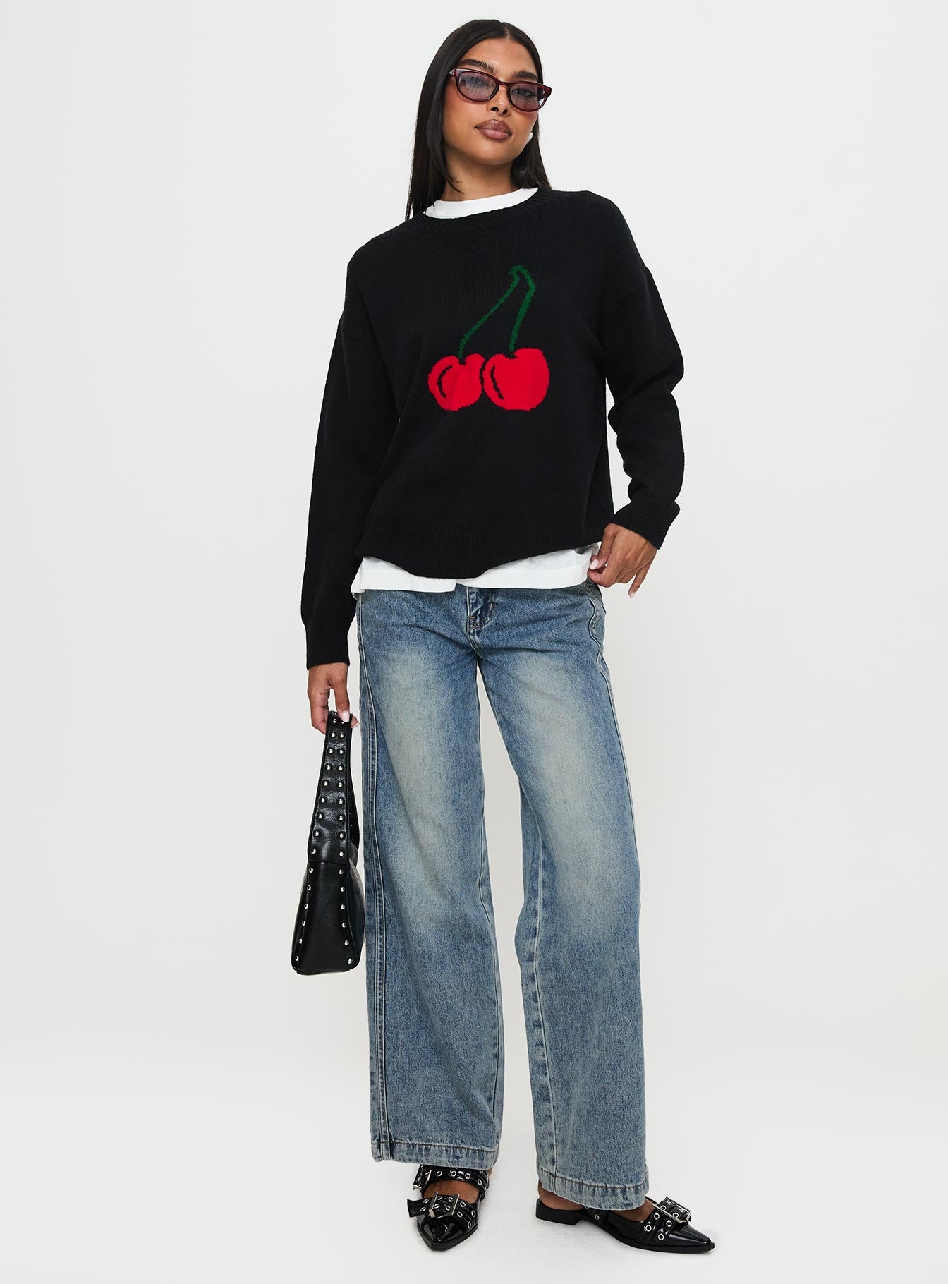 My Dear Knit Sweater Black-Vipp Girl