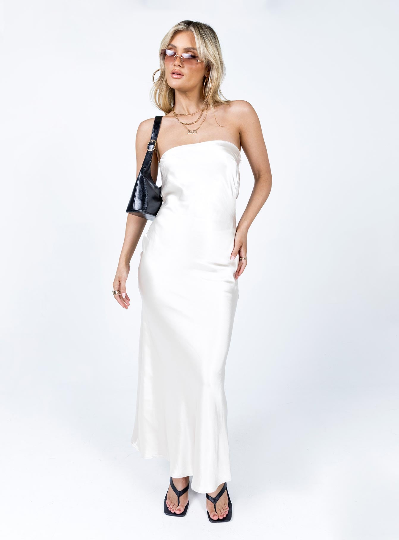Haley Maxi Dress Champagne-Vipp Girl