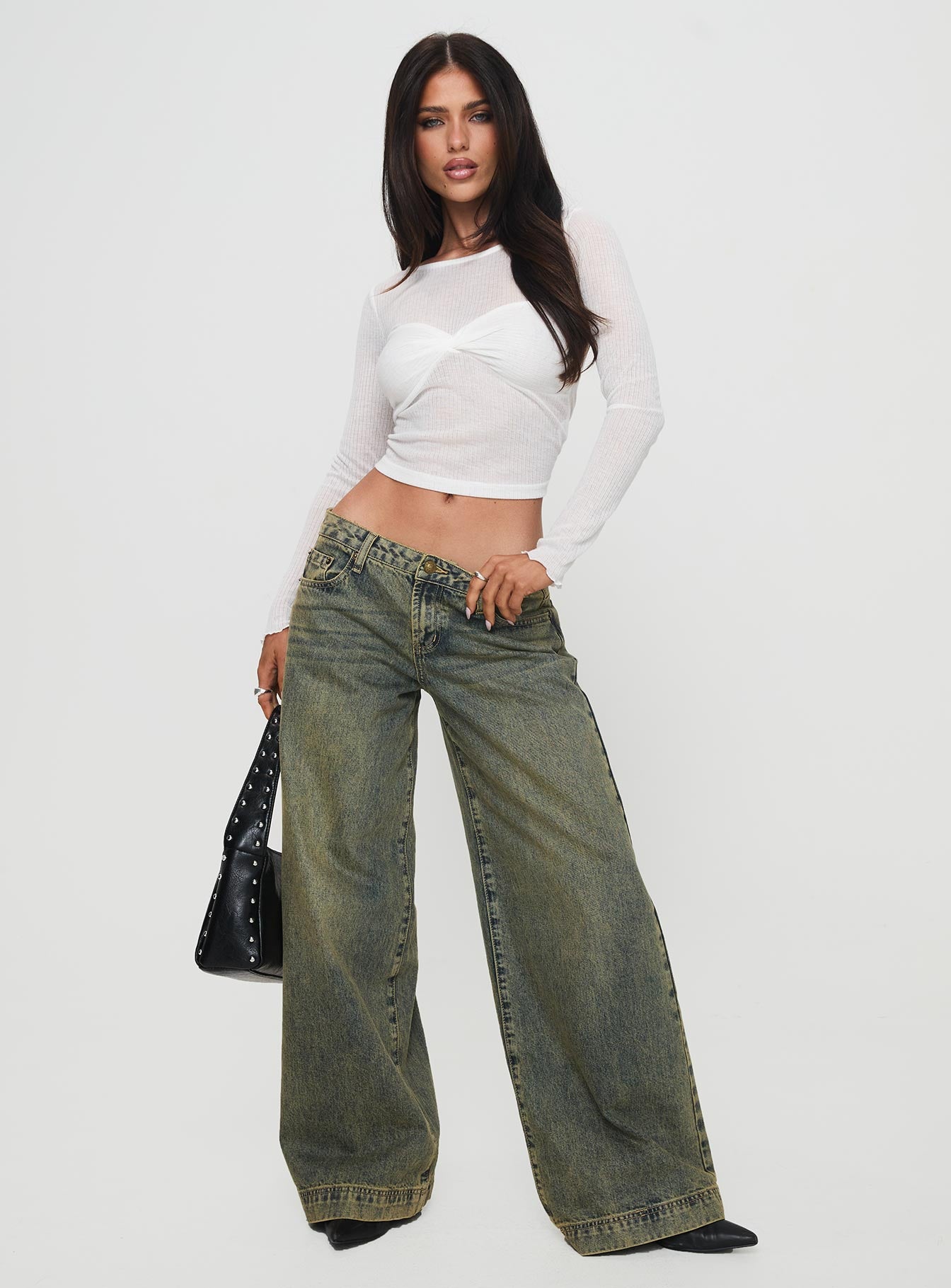 November Long Sleeve Top White-Vipp Girl