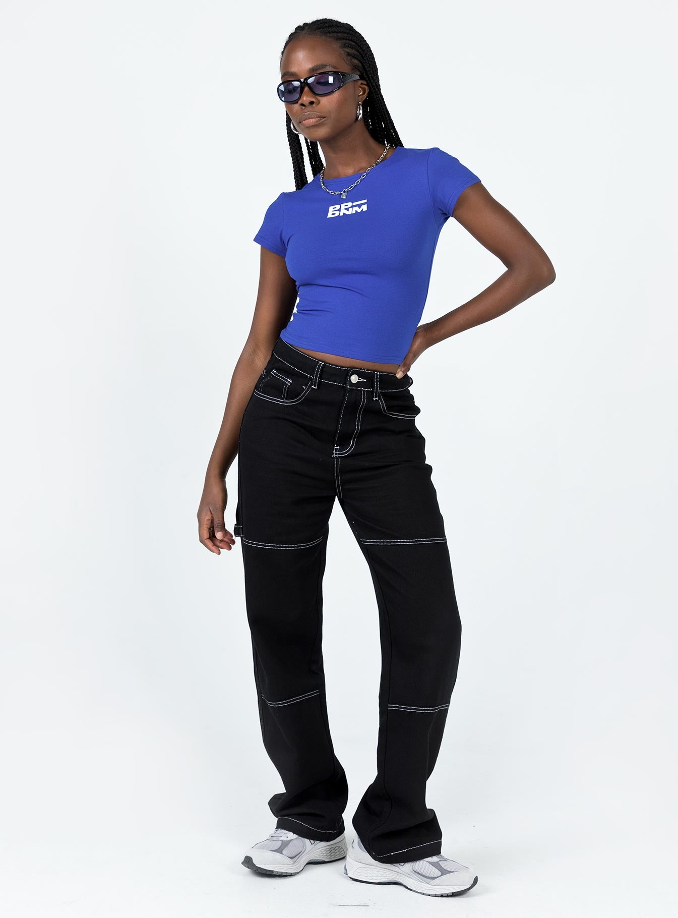 Polly Denim Club Tee Blue-Vipp Girl