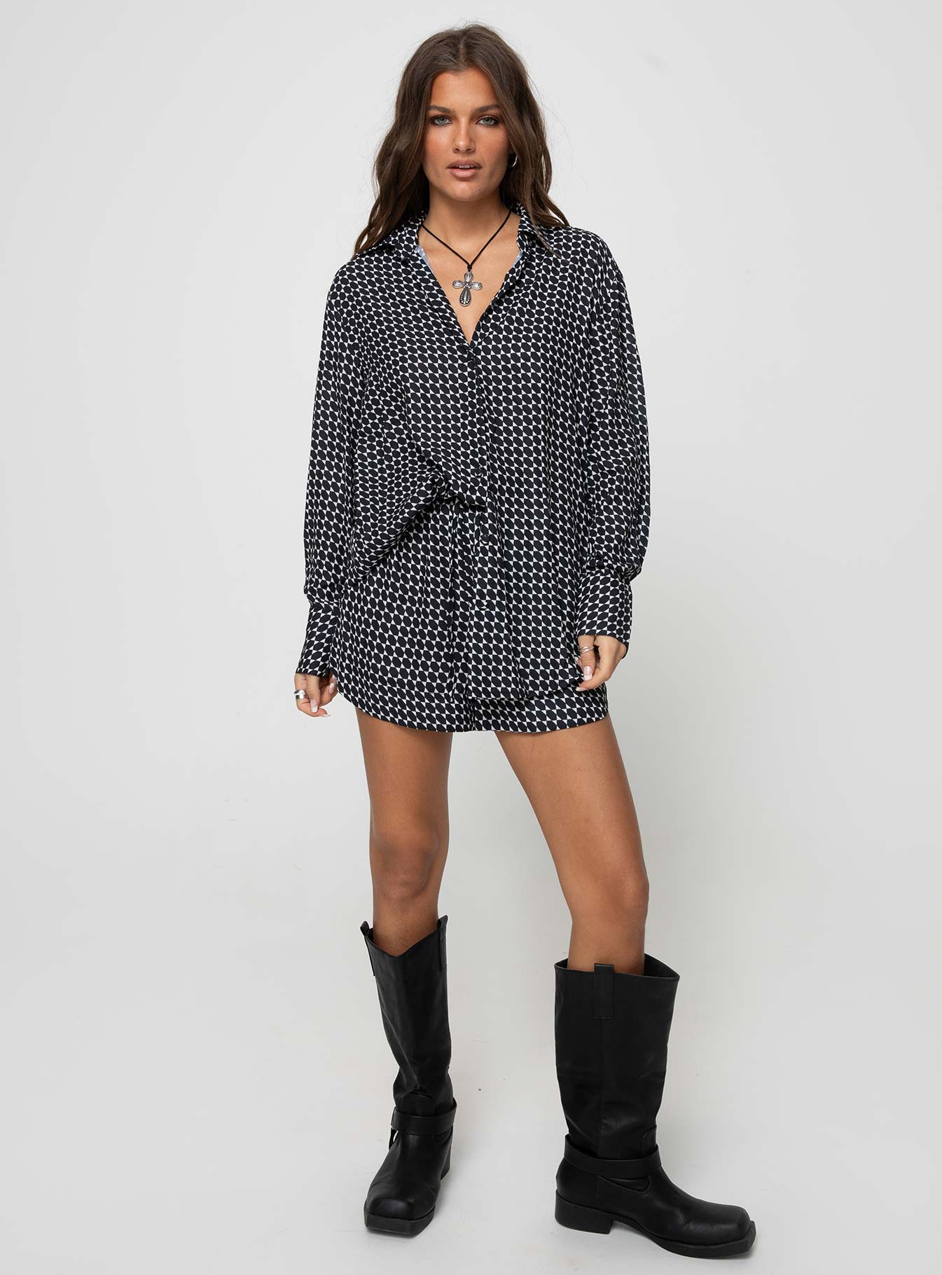 Mareena Geo Set Black / White-Vipp Girl