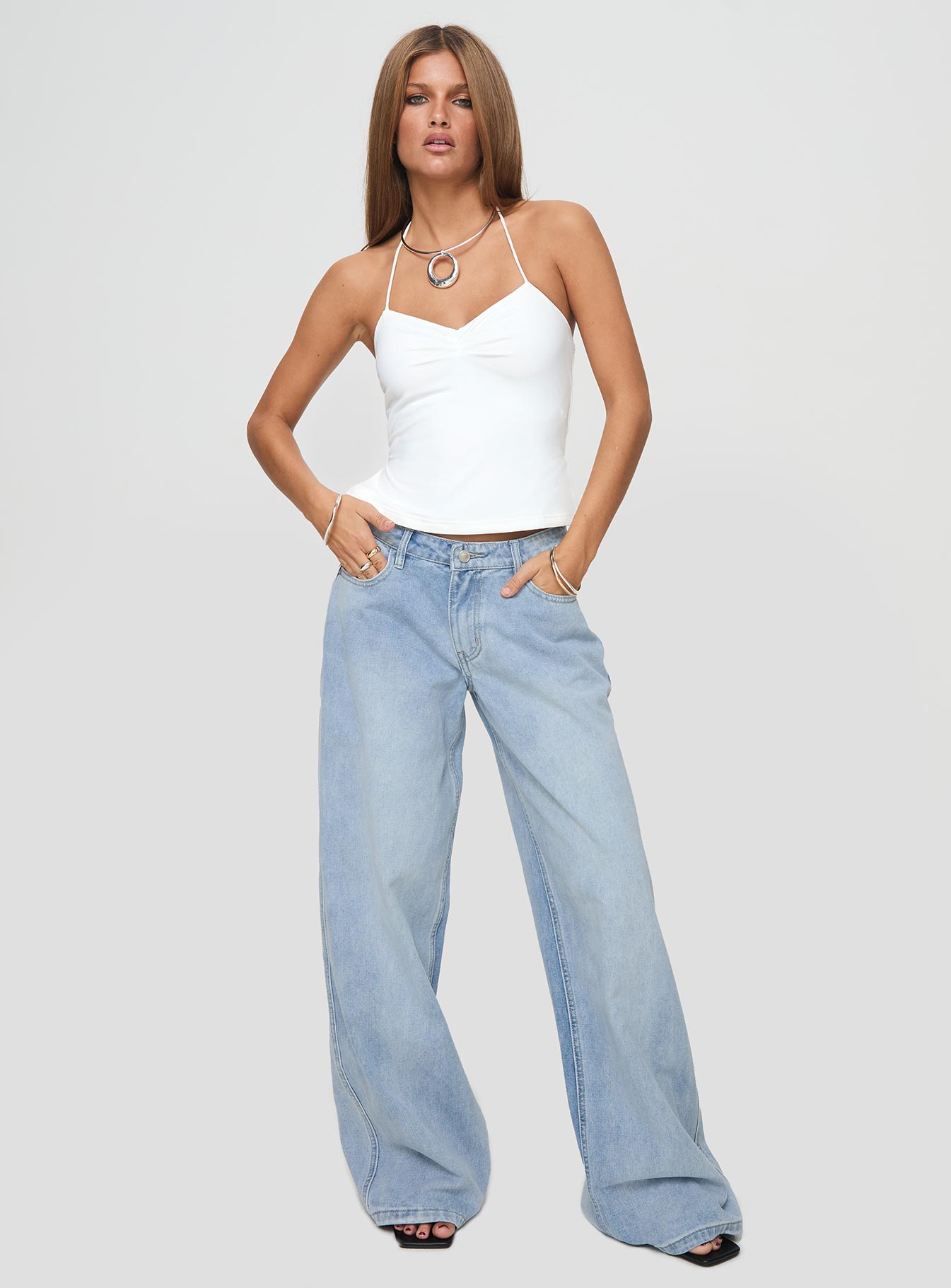 Rehna Halter Top White-Vipp Girl