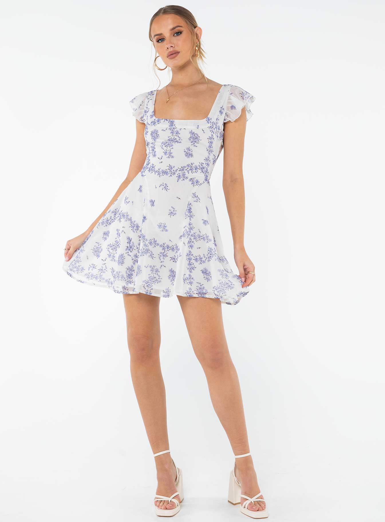 Dream Away Mini Dress Blue Multi-Vipp Girl