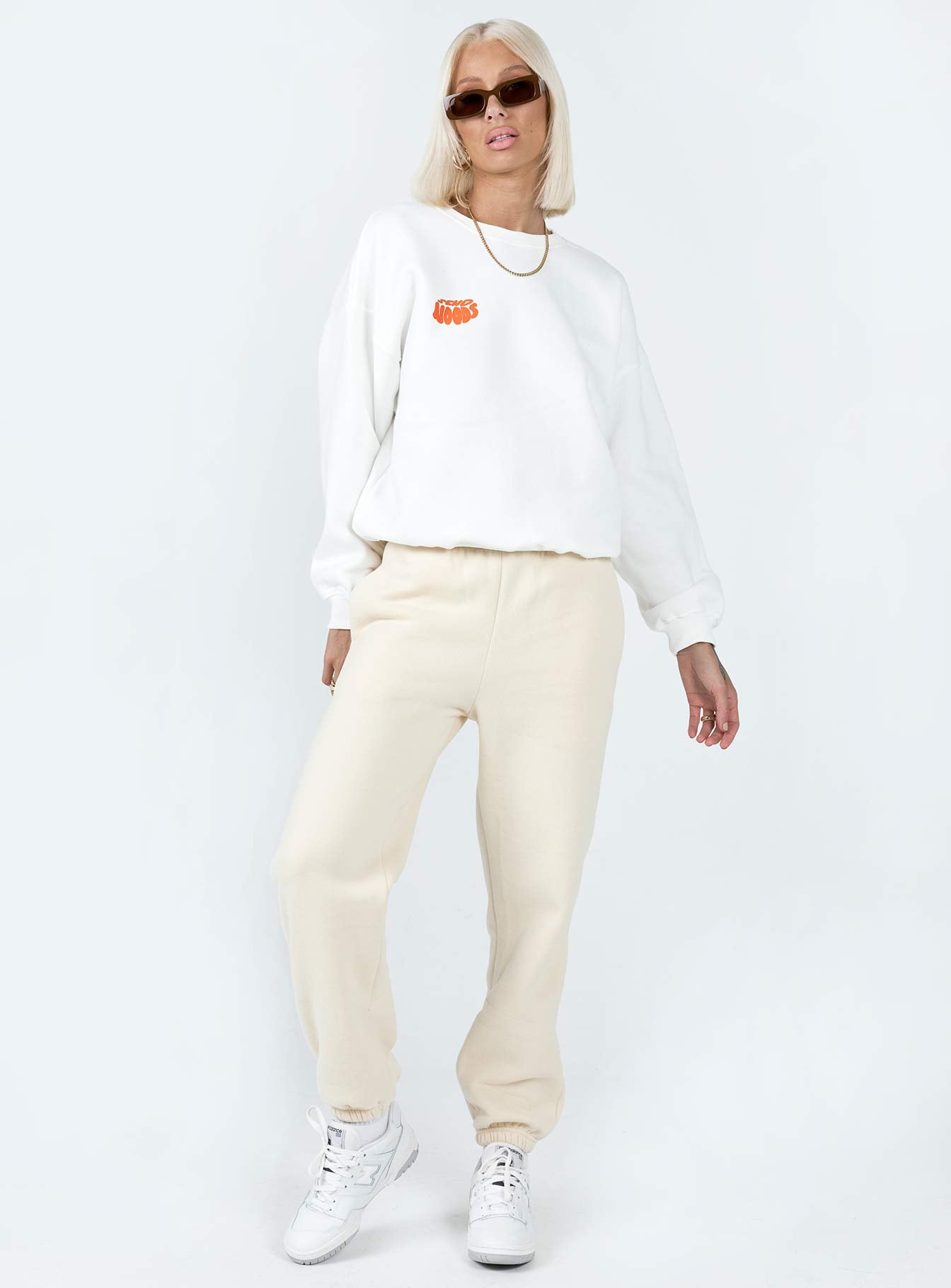 Midnight Noods Sweatshirt White-Vipp Girl