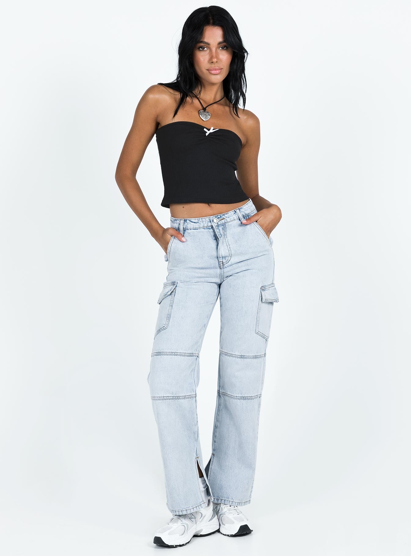 Katey Jeans Light Wash Denim-Vipp Girl