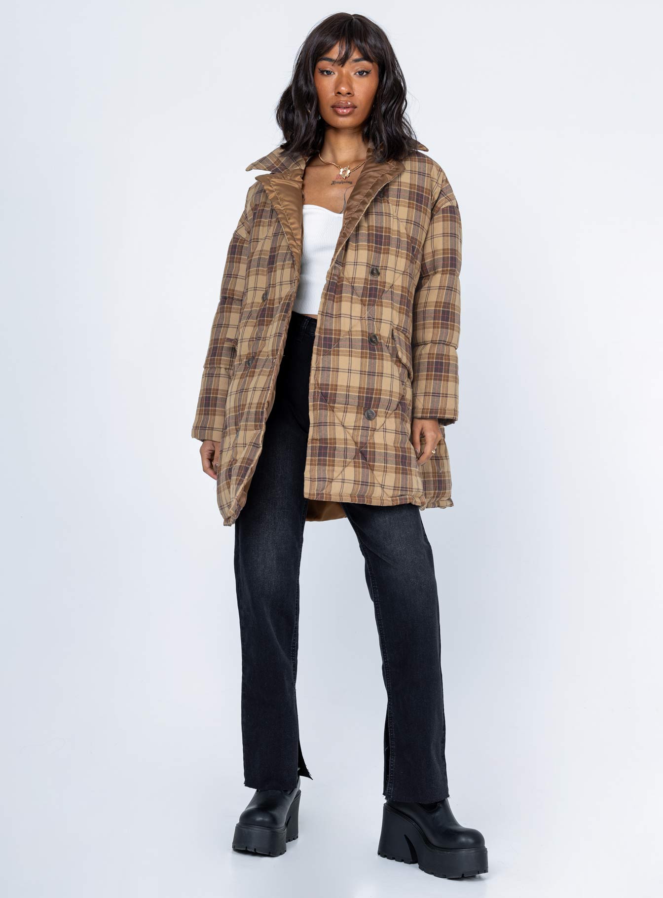 Nyomi Coat Brown-Vipp Girl