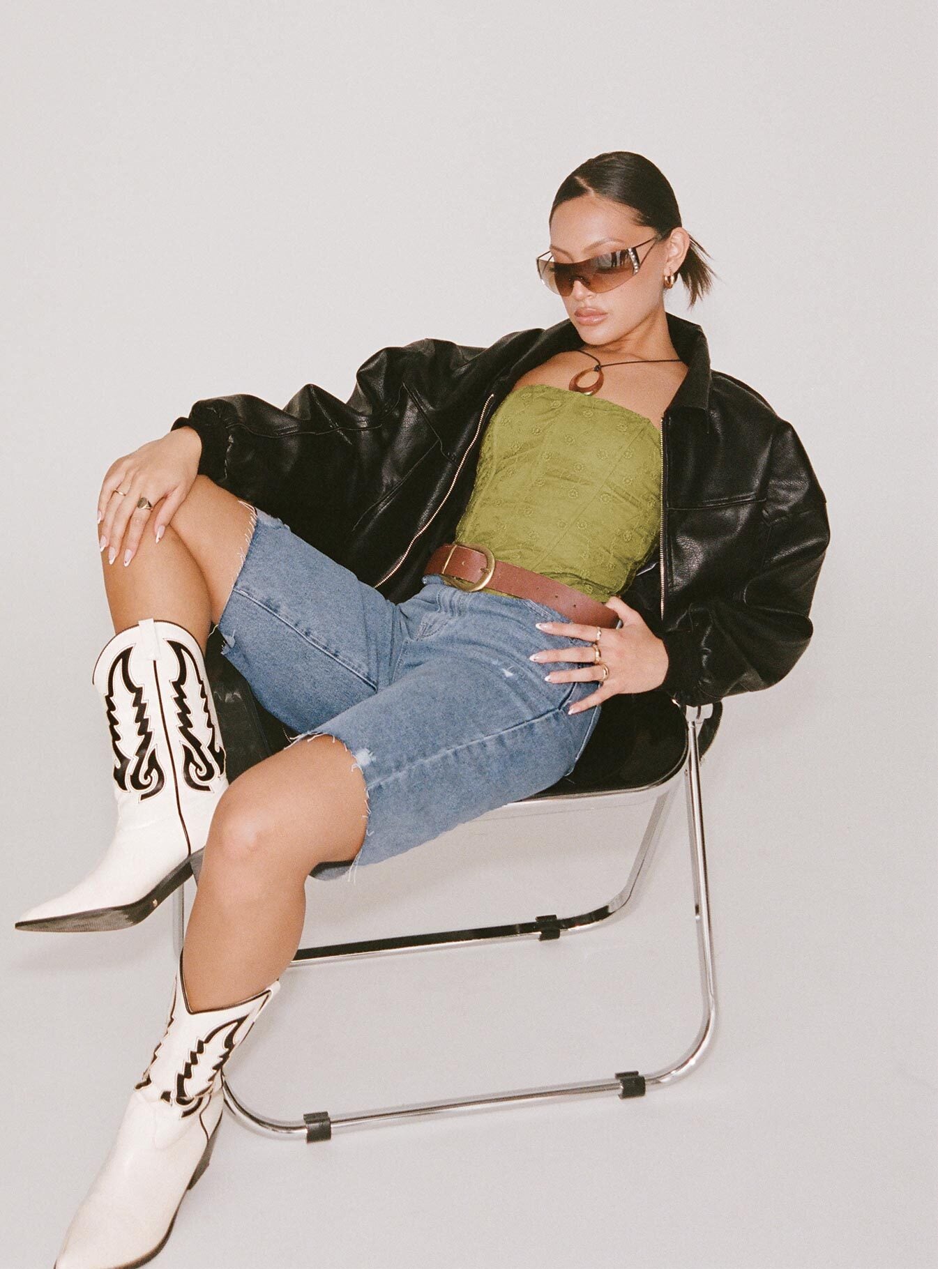 Lexfield Denim Shorts Light Wash-Vipp Girl