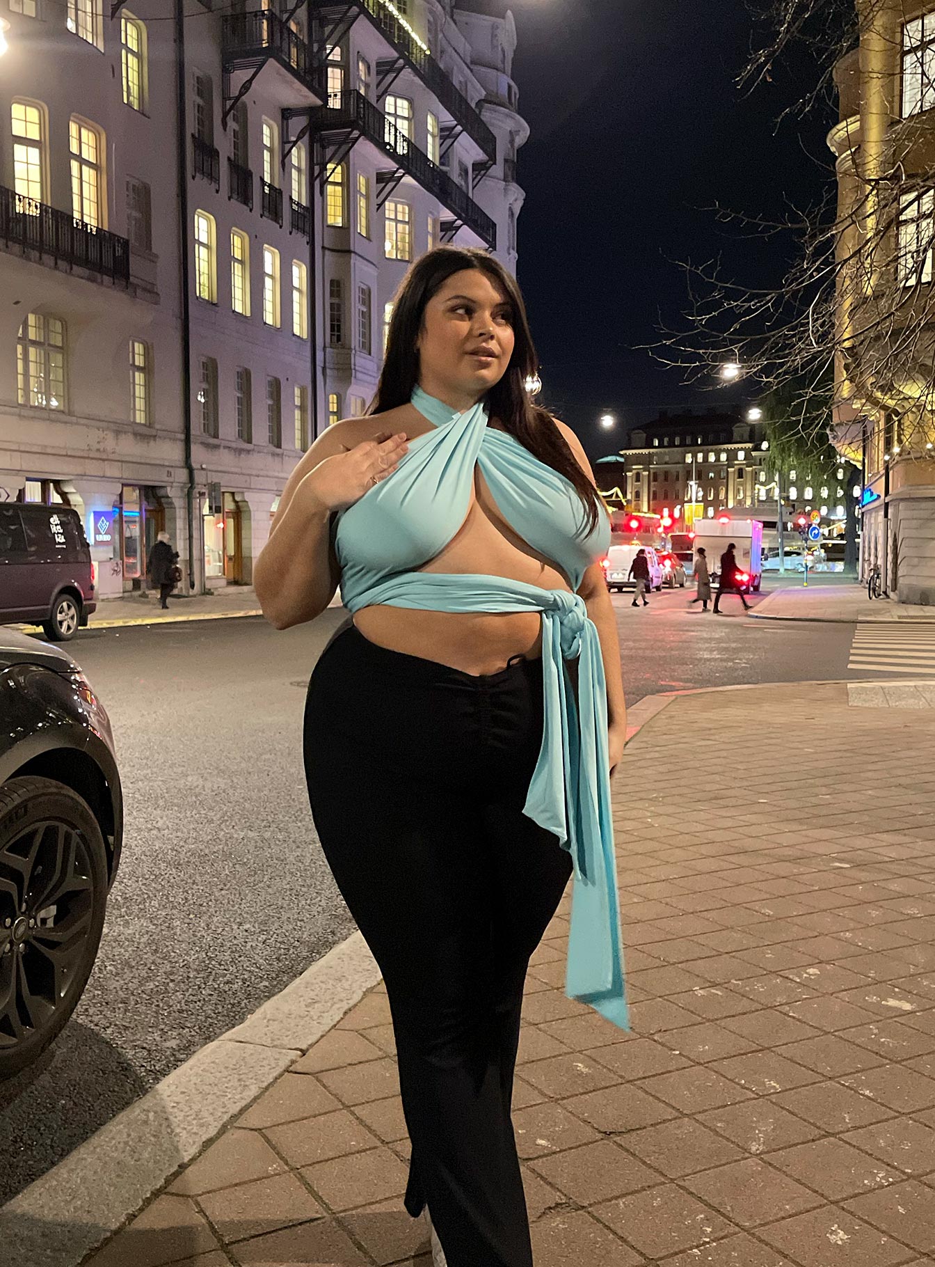 Midnight Top Blue Curve-Vipp Girl