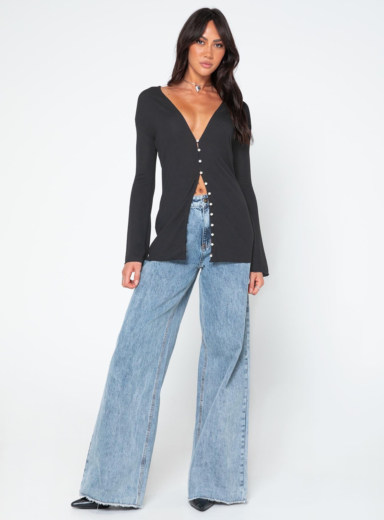 Macy Cardigan Black-Vipp Girl