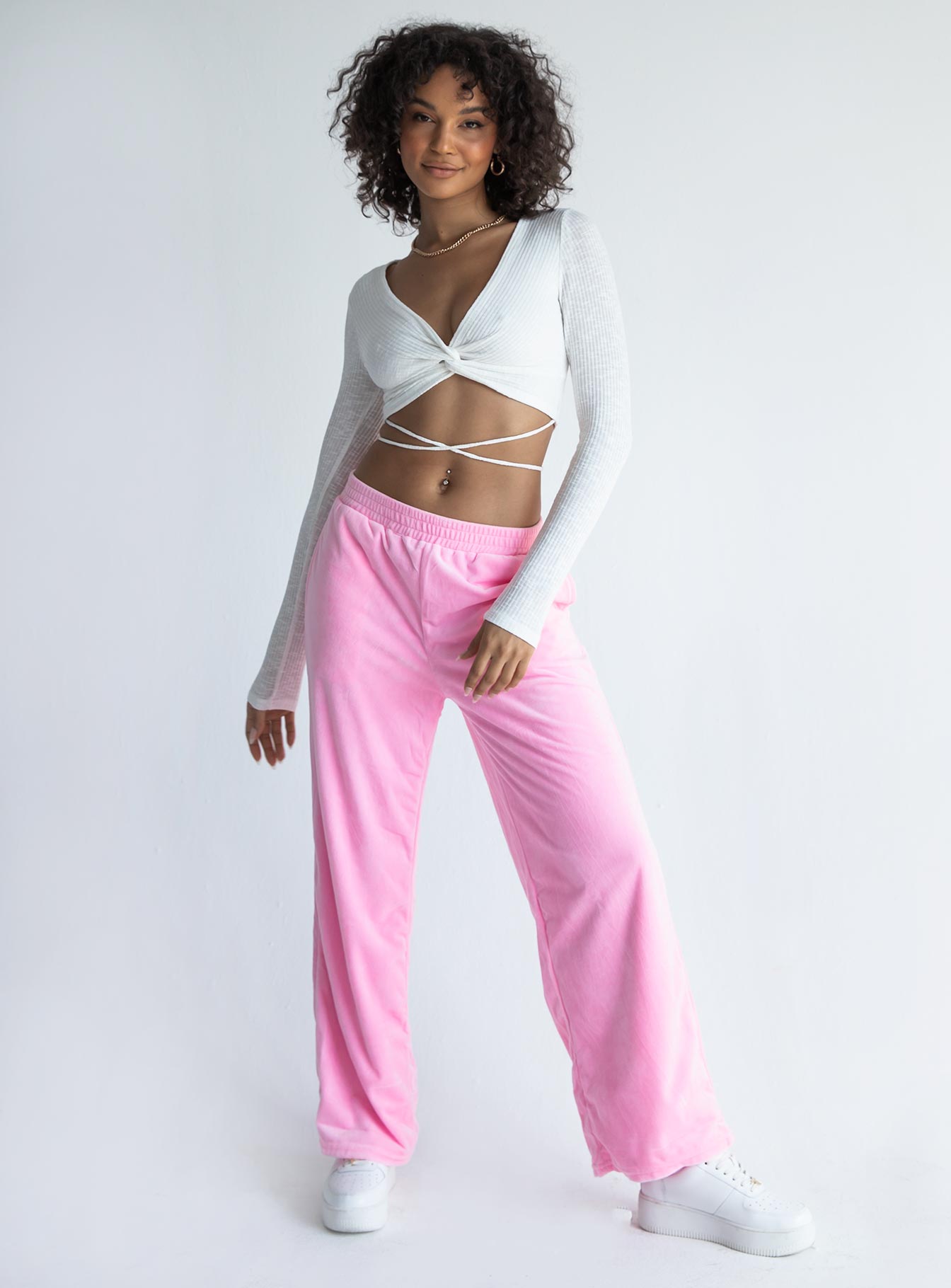 Despina Long Sleeve Top White-Vipp Girl