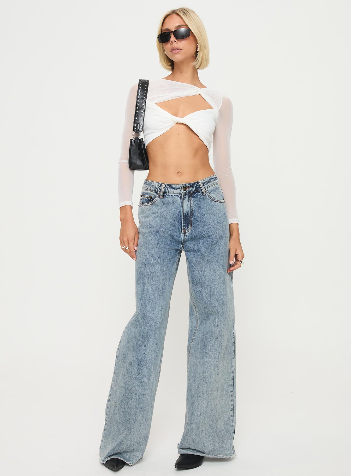 Middleton Long Sleeve Top White-Vipp Girl