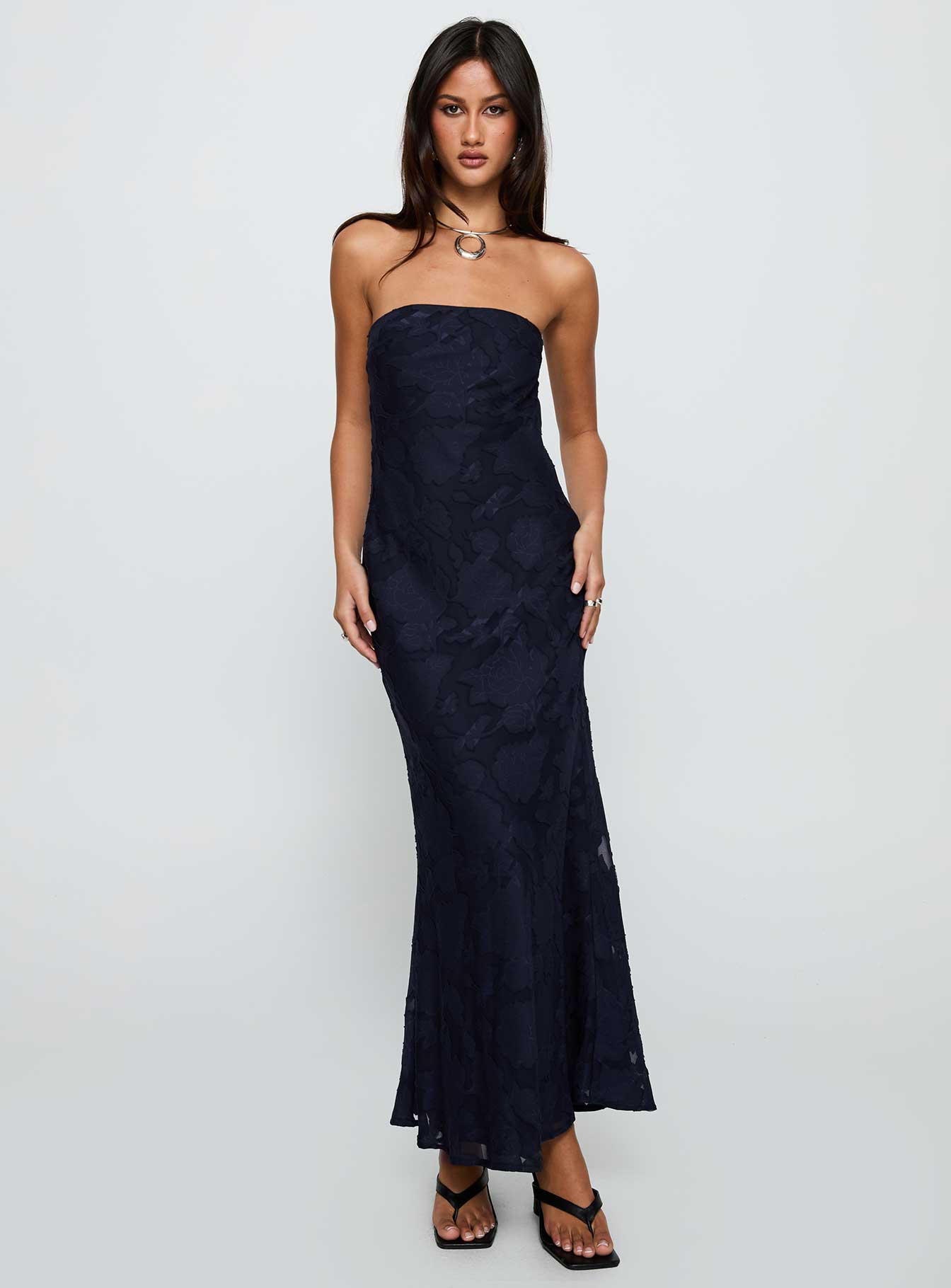 Haley Maxi Dress Navy-Vipp Girl