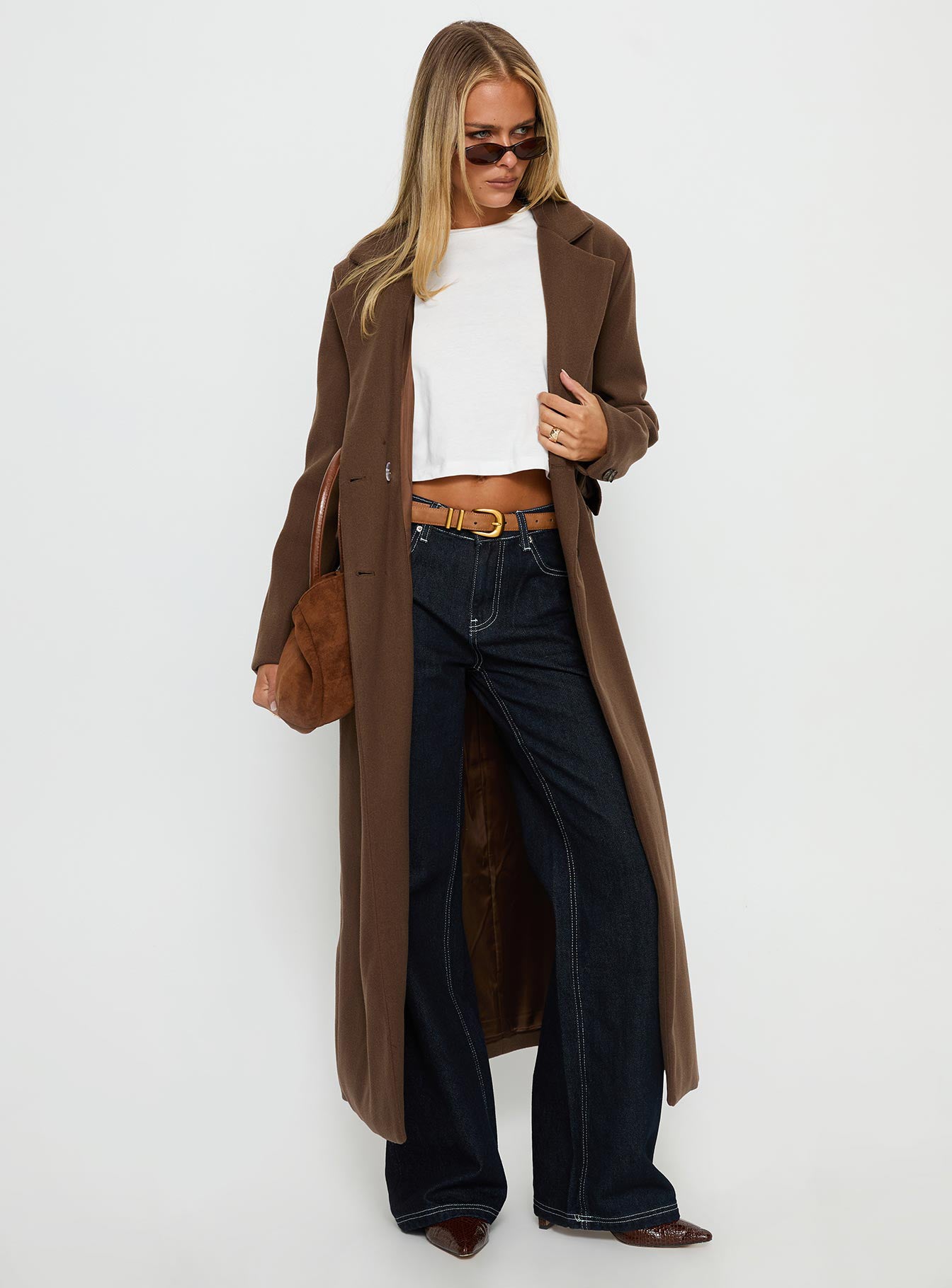 Lovergirl Longline Coat Brown-Vipp Girl