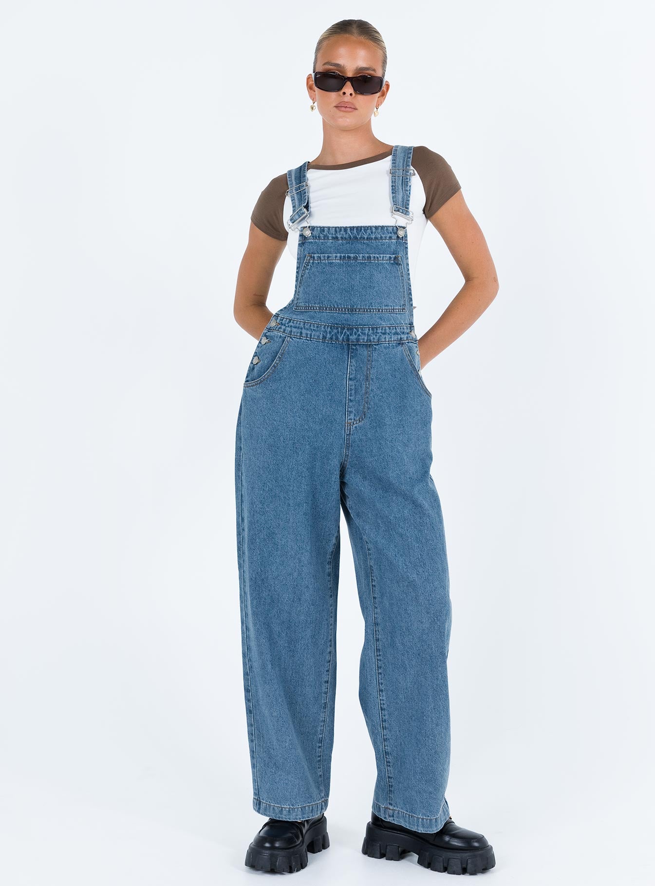 Kacey Long Overalls Denim-Vipp Girl