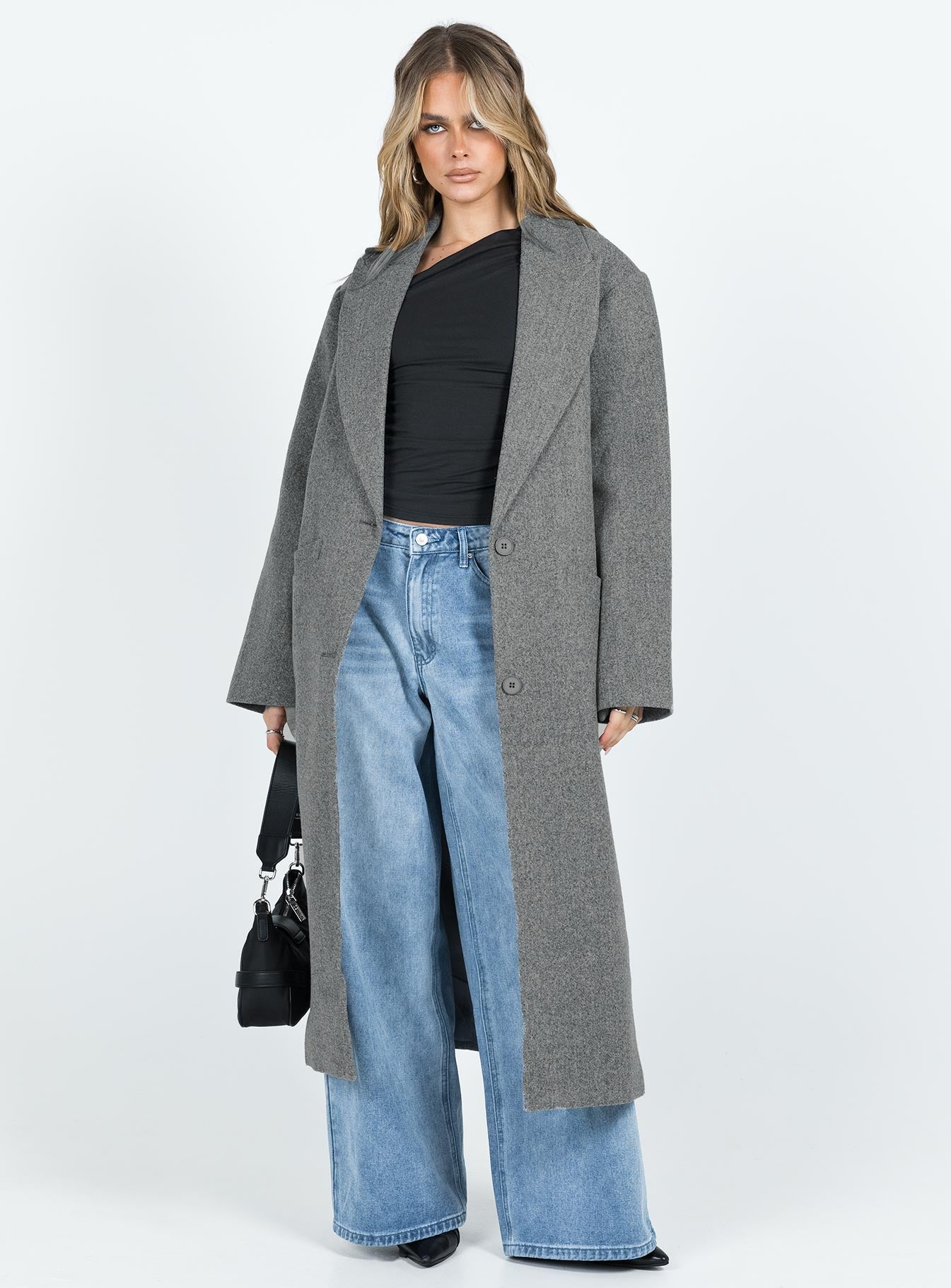 Olsen Coat Slate-Vipp Girl