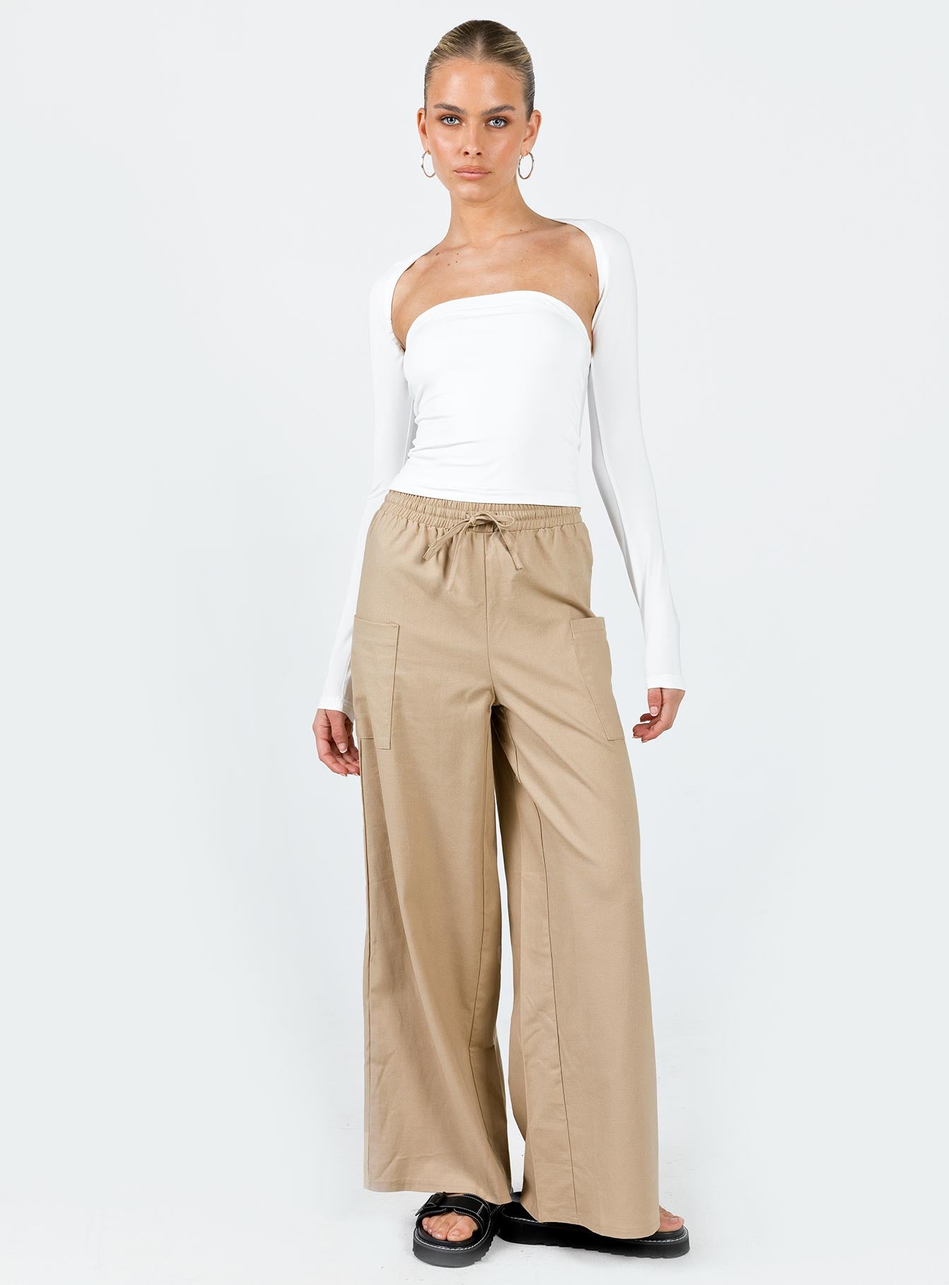 Brunie Pants Beige-Vipp Girl