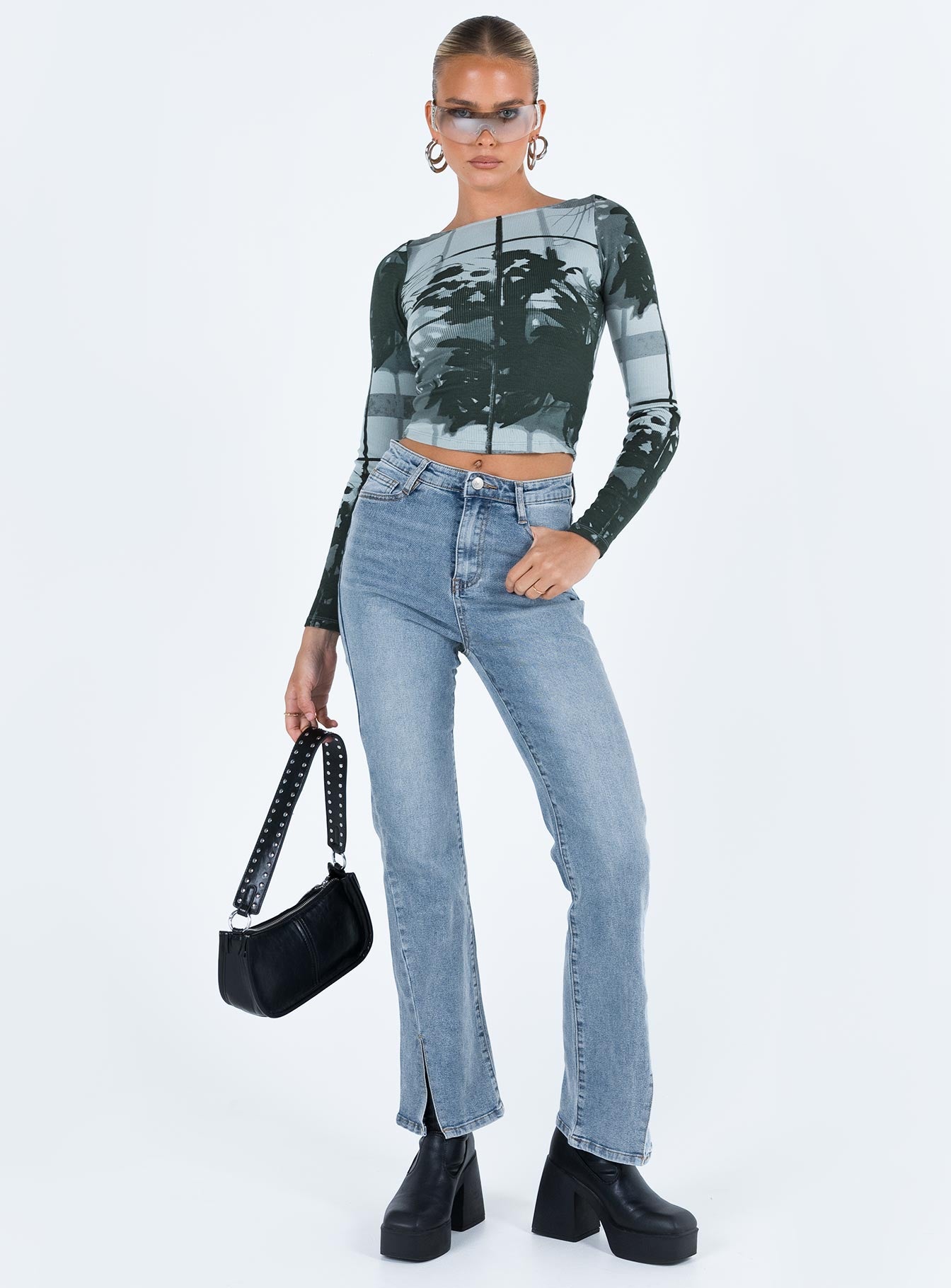 Keels Flare Denim Jeans-Vipp Girl