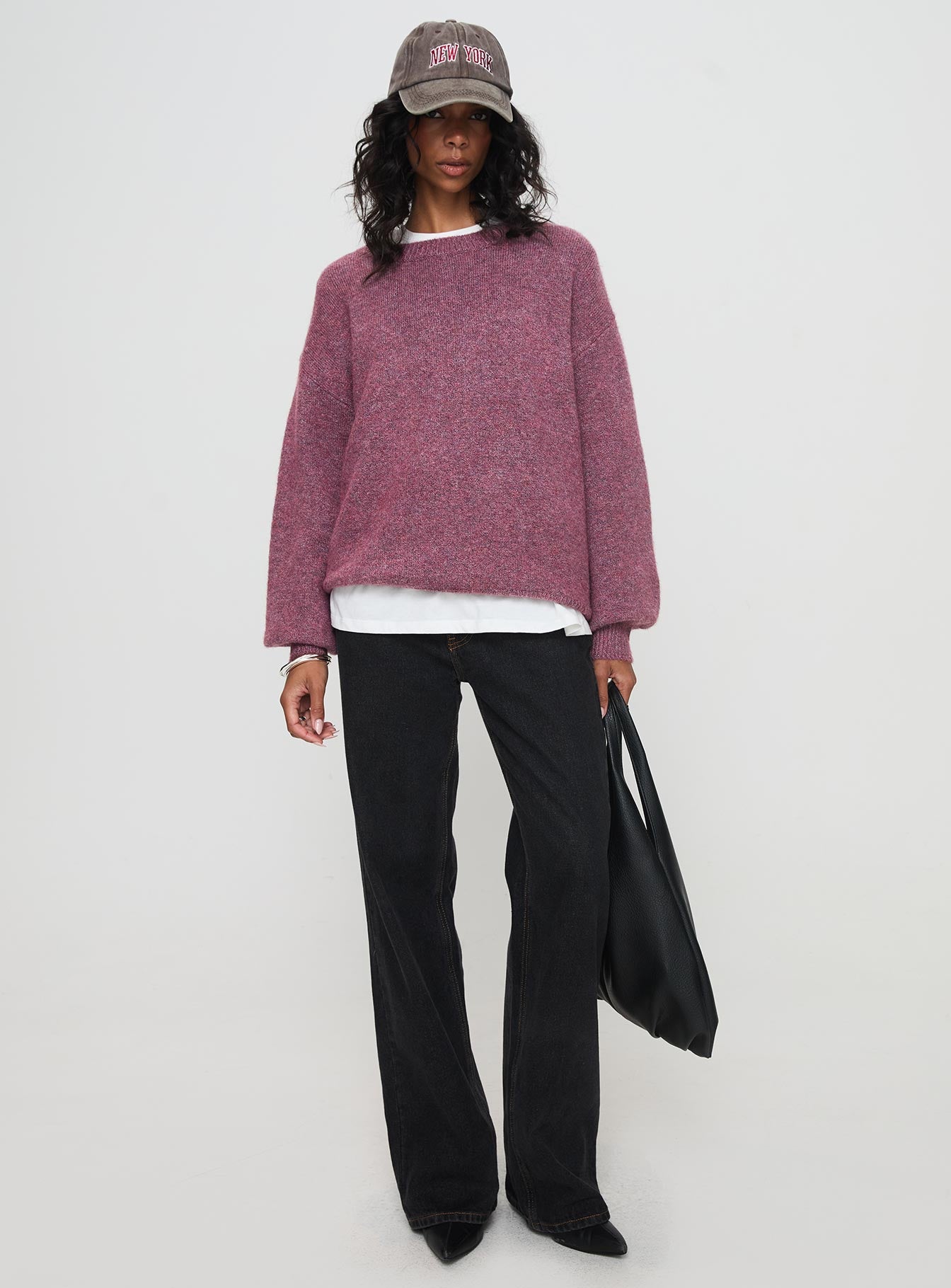 Ryanna Sweater Burgundy-Vipp Girl