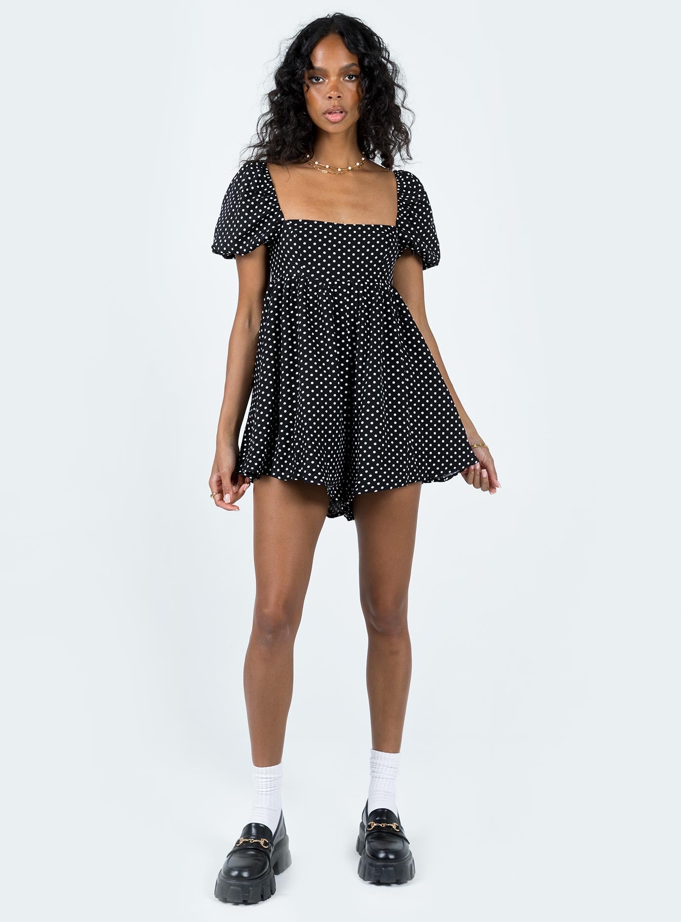 Lorna Romper Polka Dot-Vipp Girl