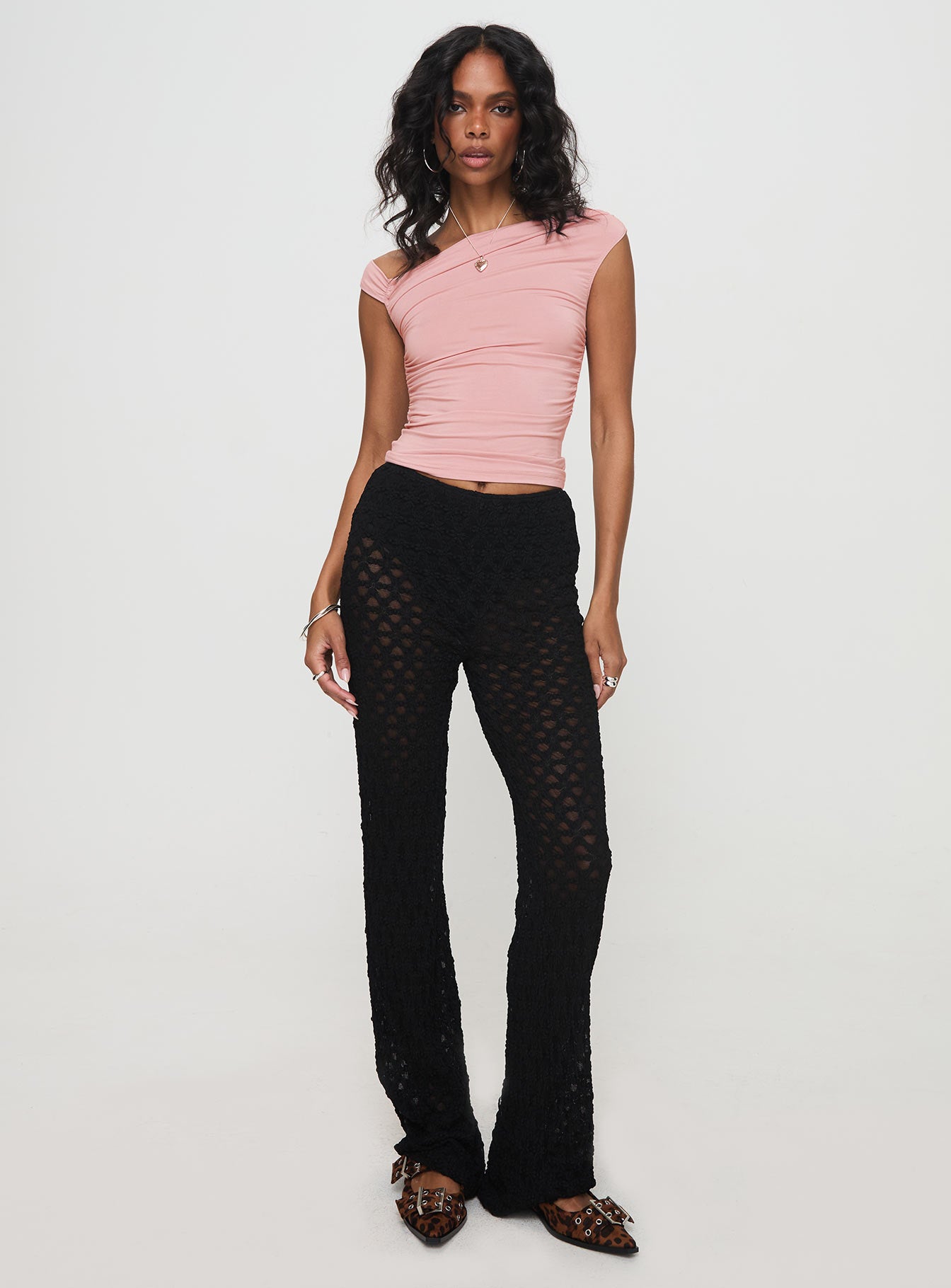 Call It What You Want Mesh Pants Black-Vipp Girl