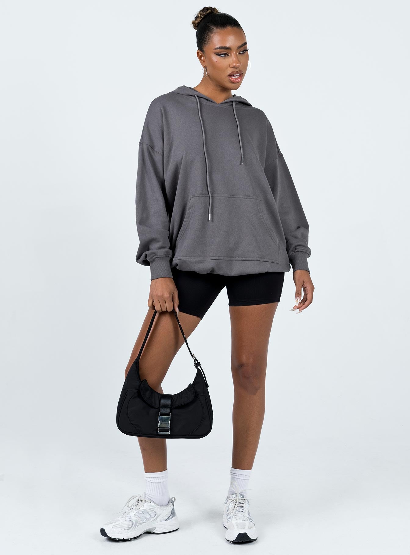 Brunz Sweater Dress Charcoal-Vipp Girl