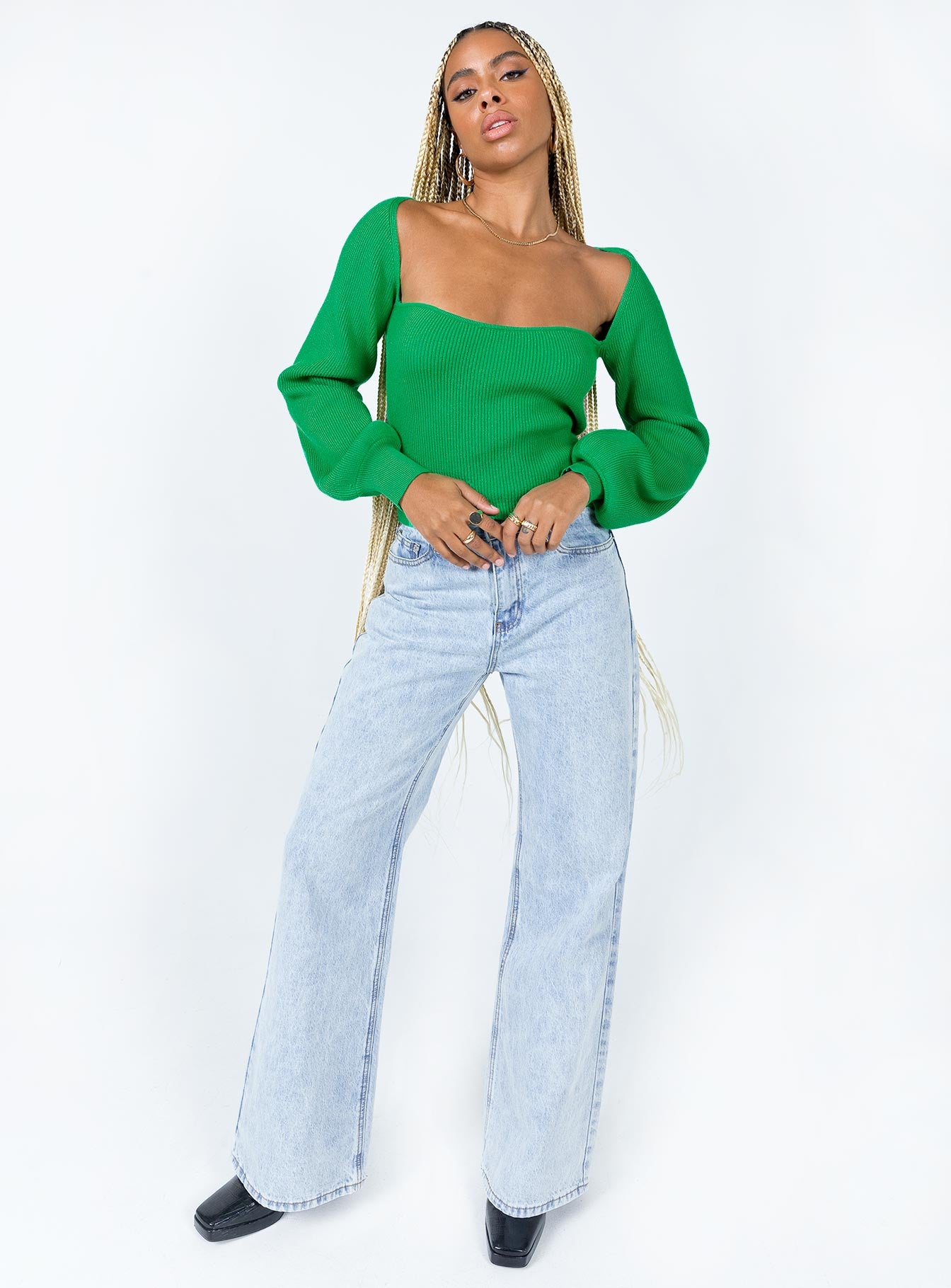 Eliza Sweater Green-Vipp Girl