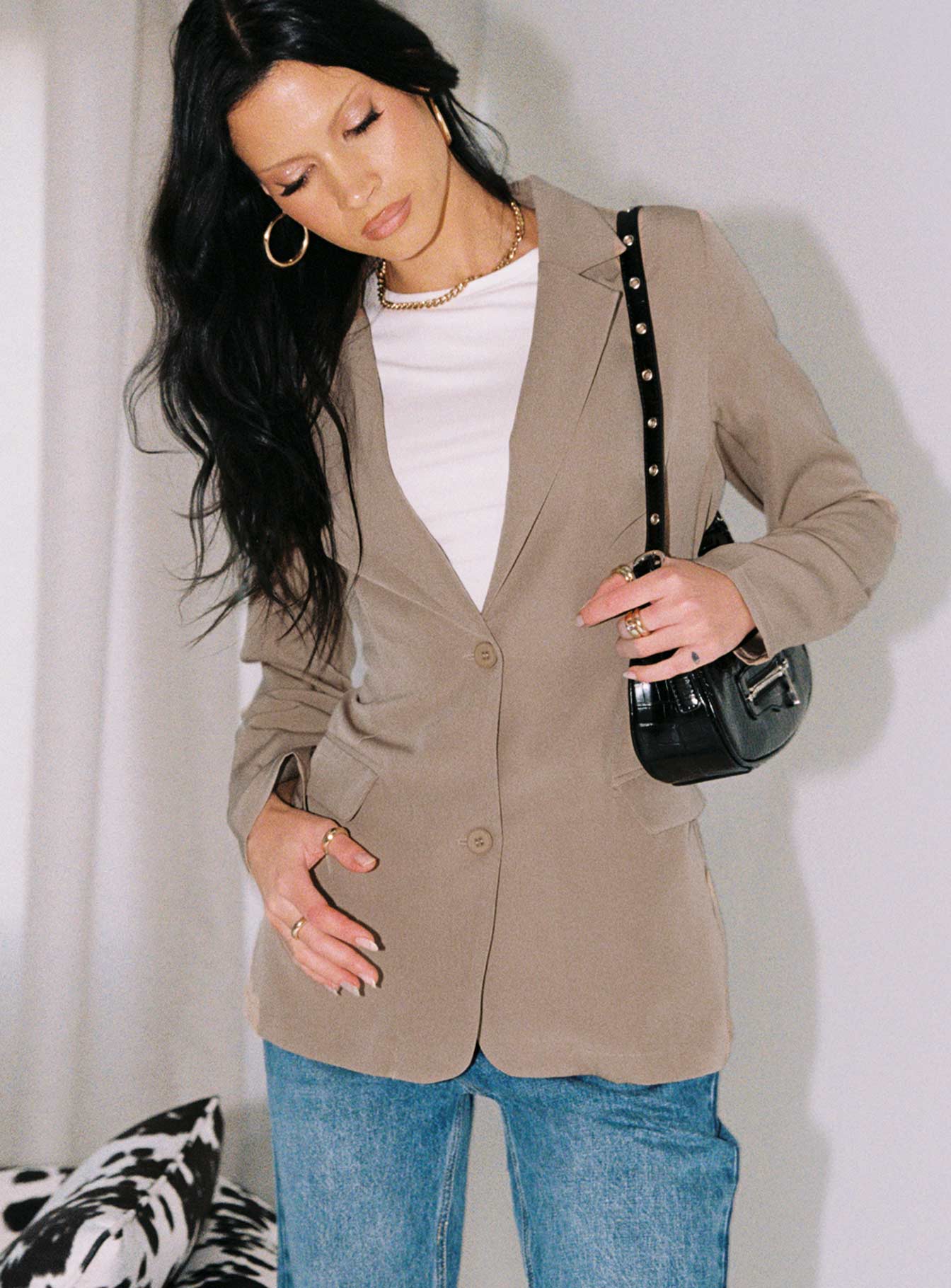 Rozzila Blazer Taupe-Vipp Girl