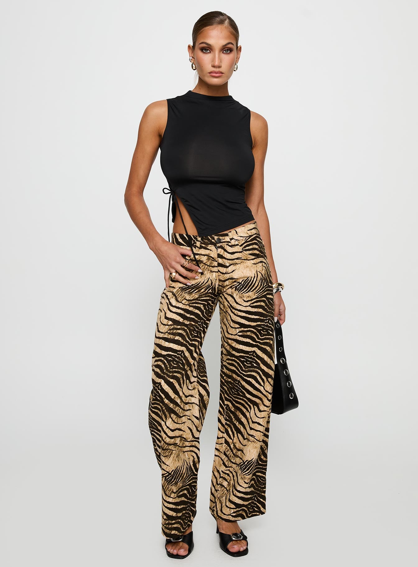 Low Rise Roomy Pants Multi-Vipp Girl