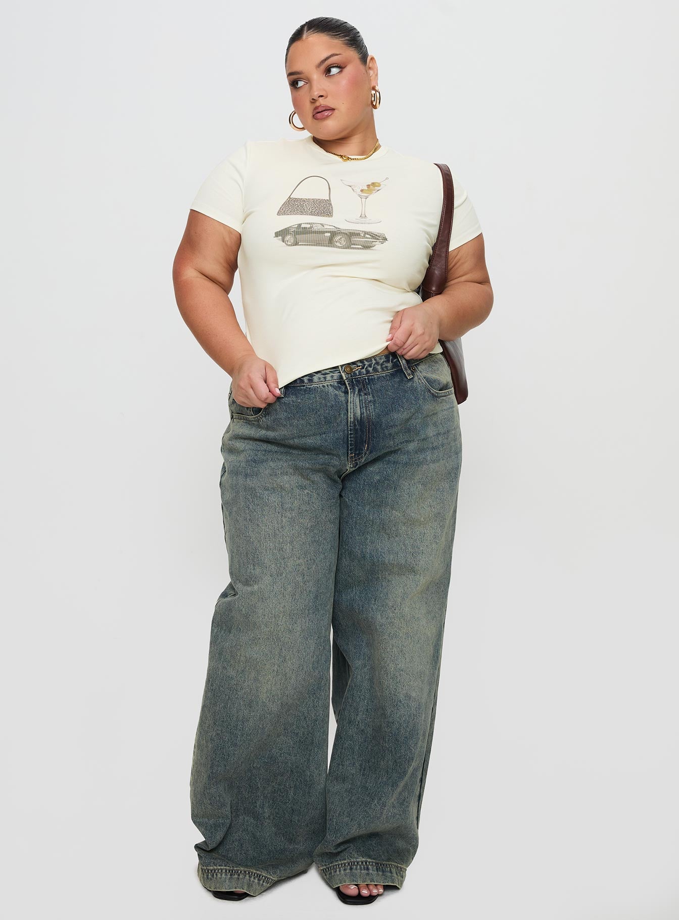 Marseille Manners Graphic Top Cream-Vipp Girl