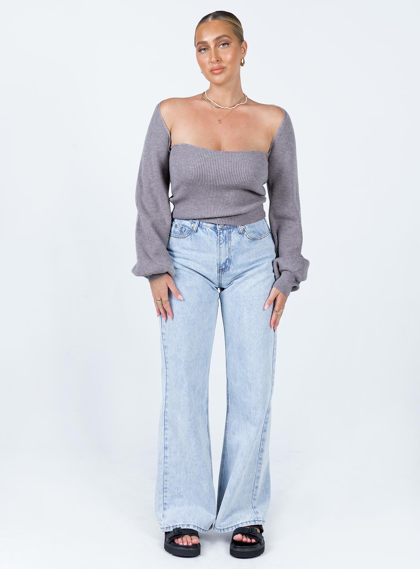 Eliza Sweater Grey-Vipp Girl