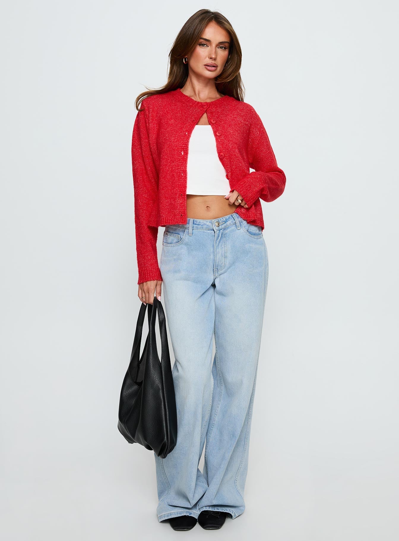 Denmark Cardigan Red-Vipp Girl