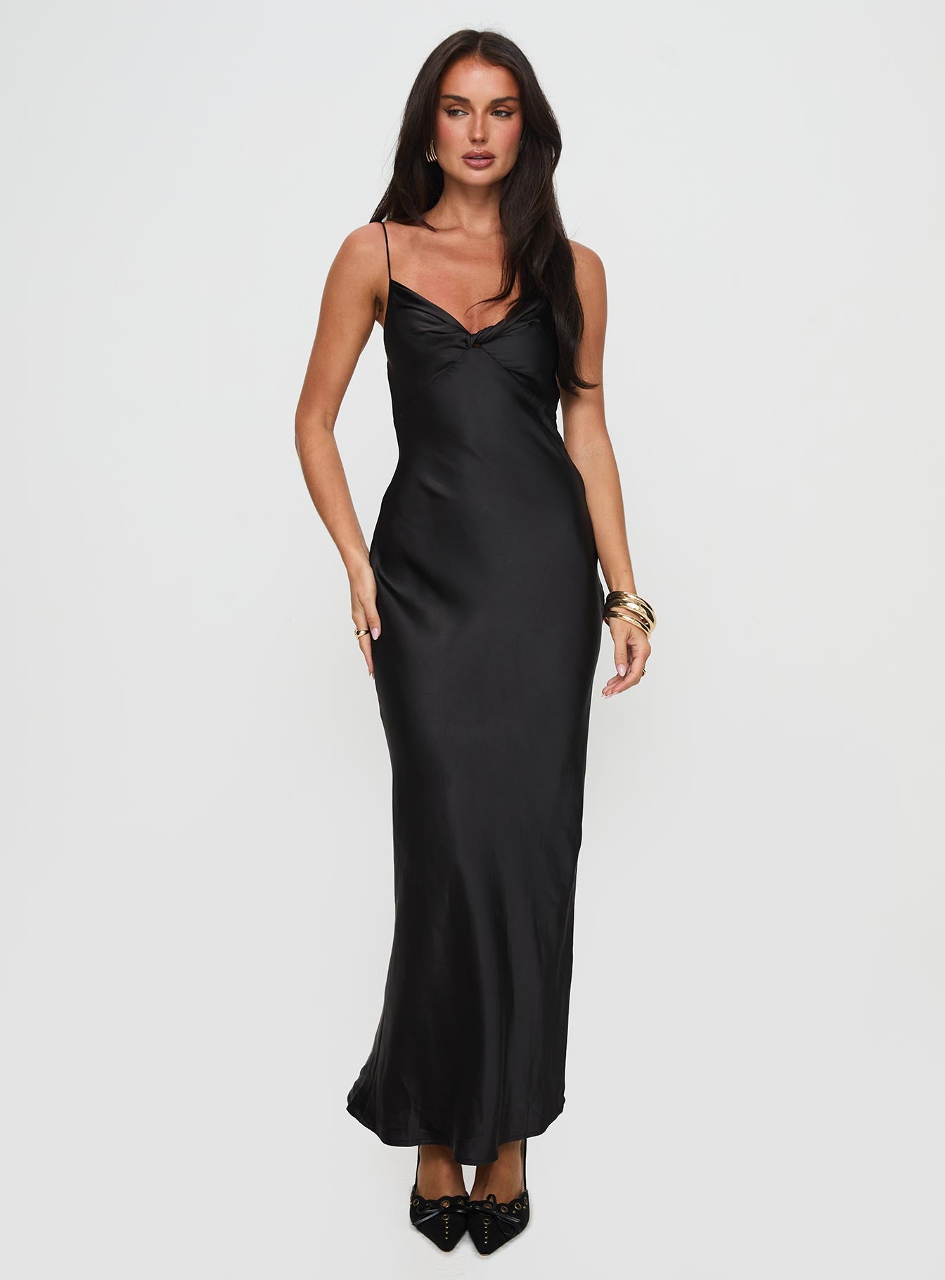 Marilyn Maxi Dress Black-Vipp Girl