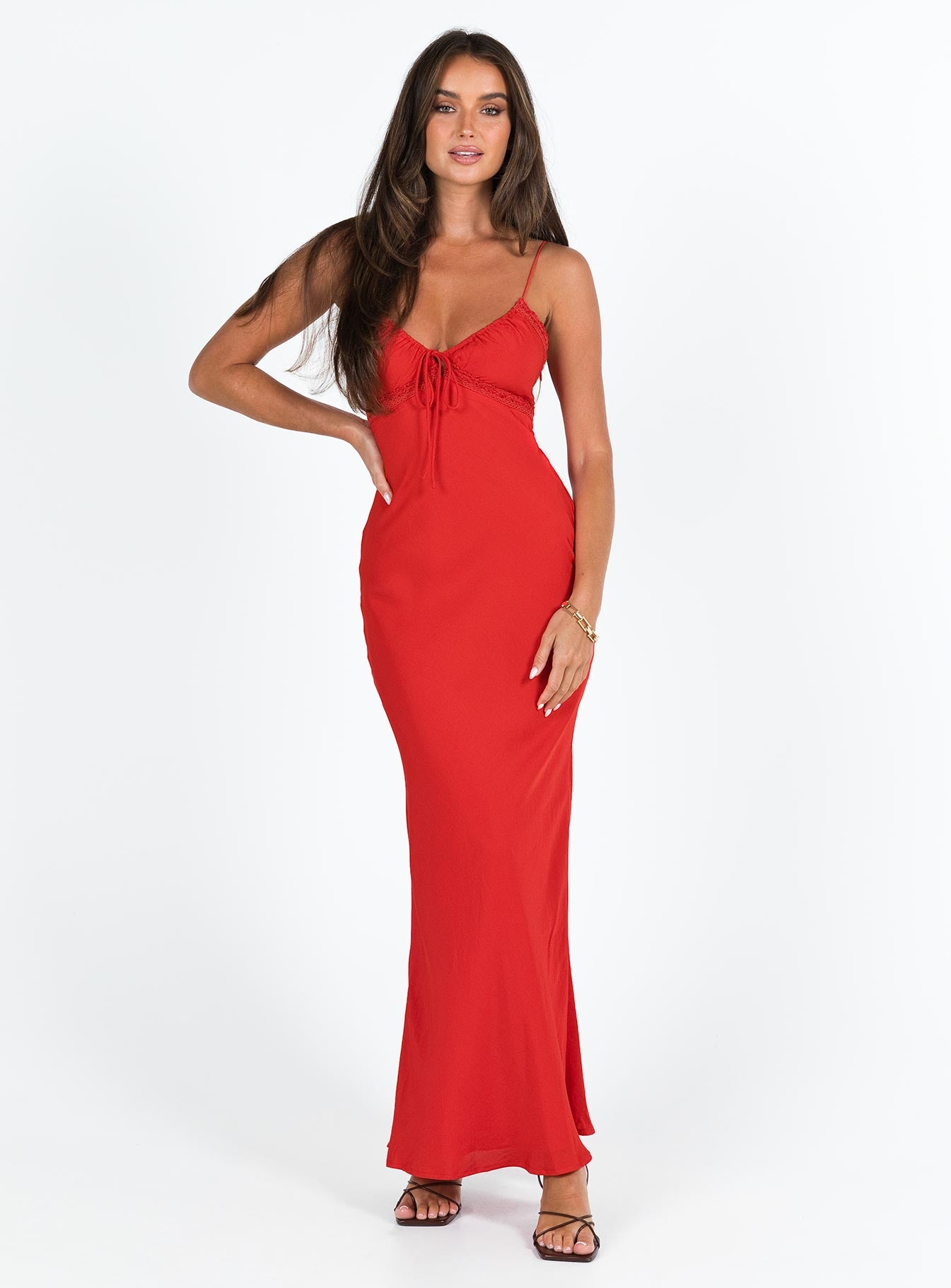 Emily Maxi Dress Red-Vipp Girl
